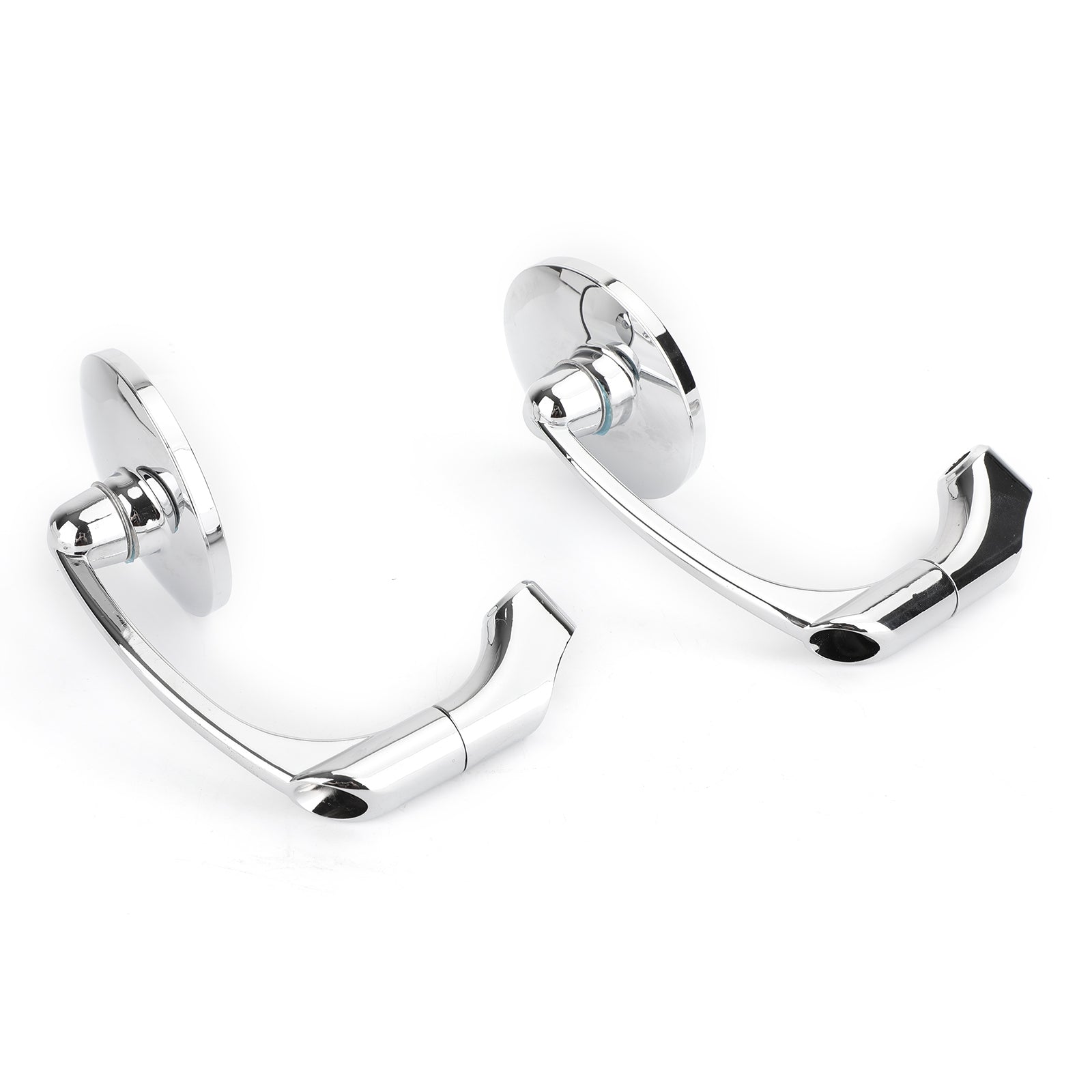 Para M8 M10 Retro L-Bar Round M10 M10 M10 Widoków dla Cafe Racer Bobber Custom Motorcycle Generic