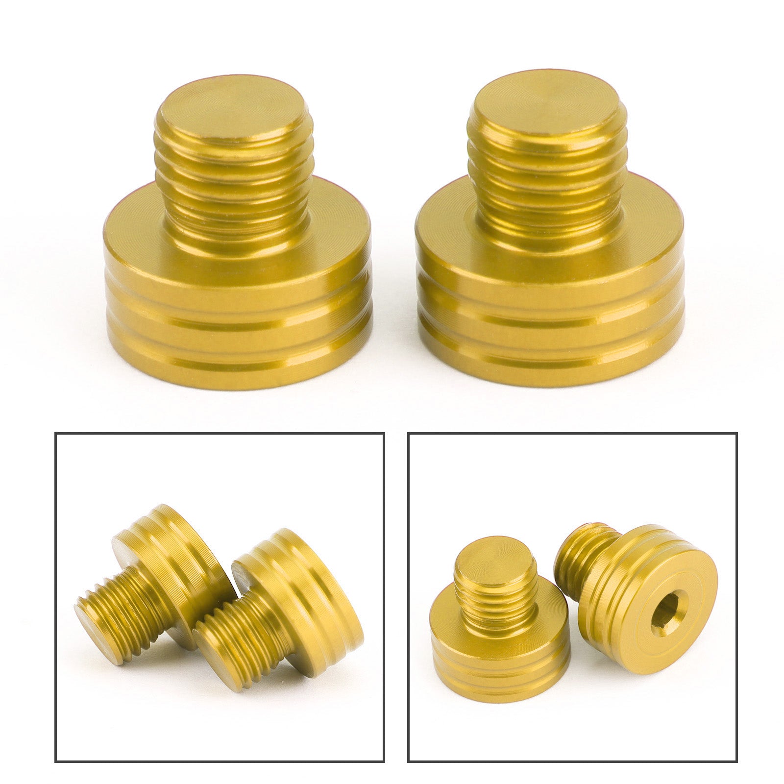 Śruby zacięcia ruchu lustra M10x1.25 mm dla Suzuki GSR400 DL650 SV650 GSX-S750 1000 Generic