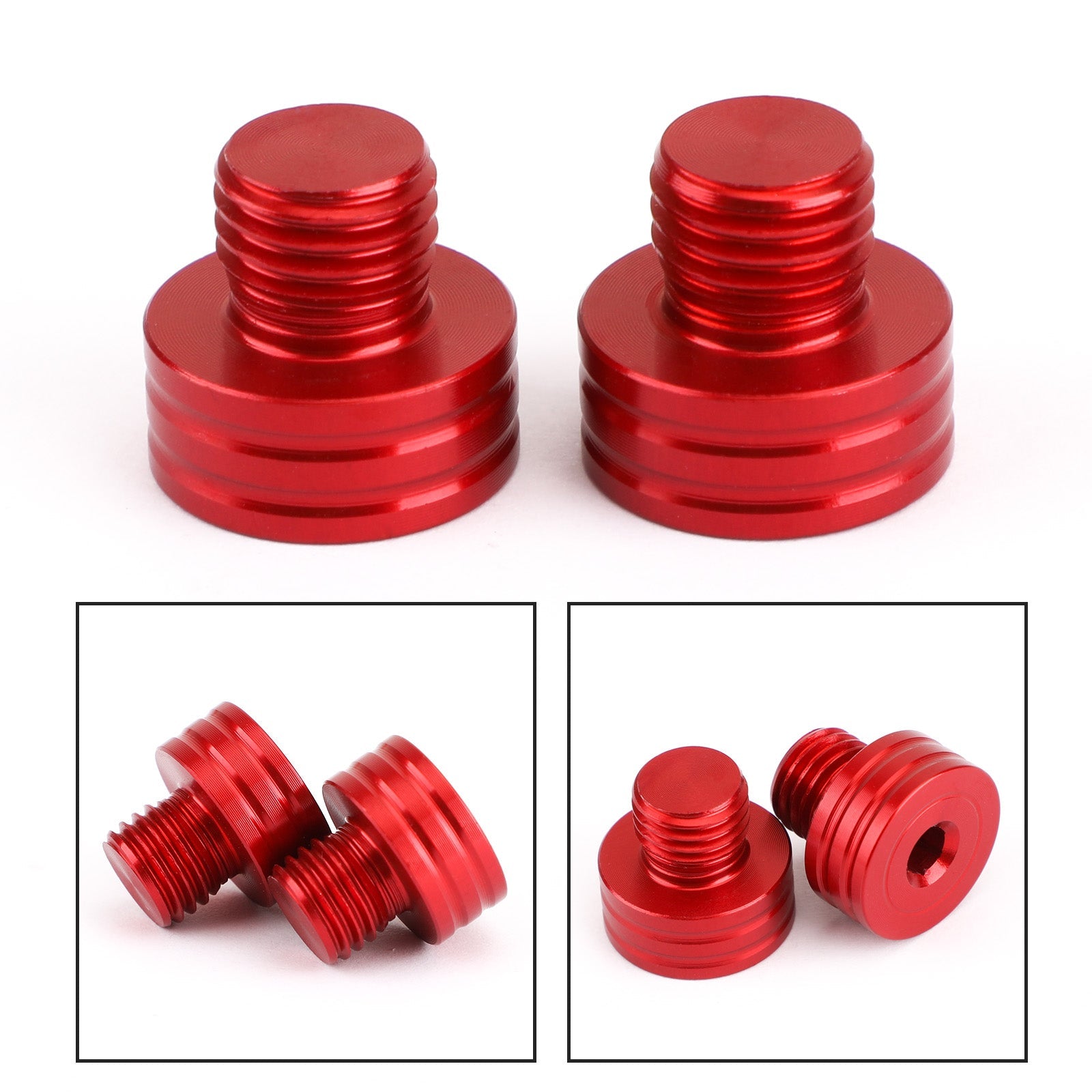 Śruby zacięcia ruchu lustra M10x1.25 mm dla Suzuki GSR400 DL650 SV650 GSX-S750 1000 Generic