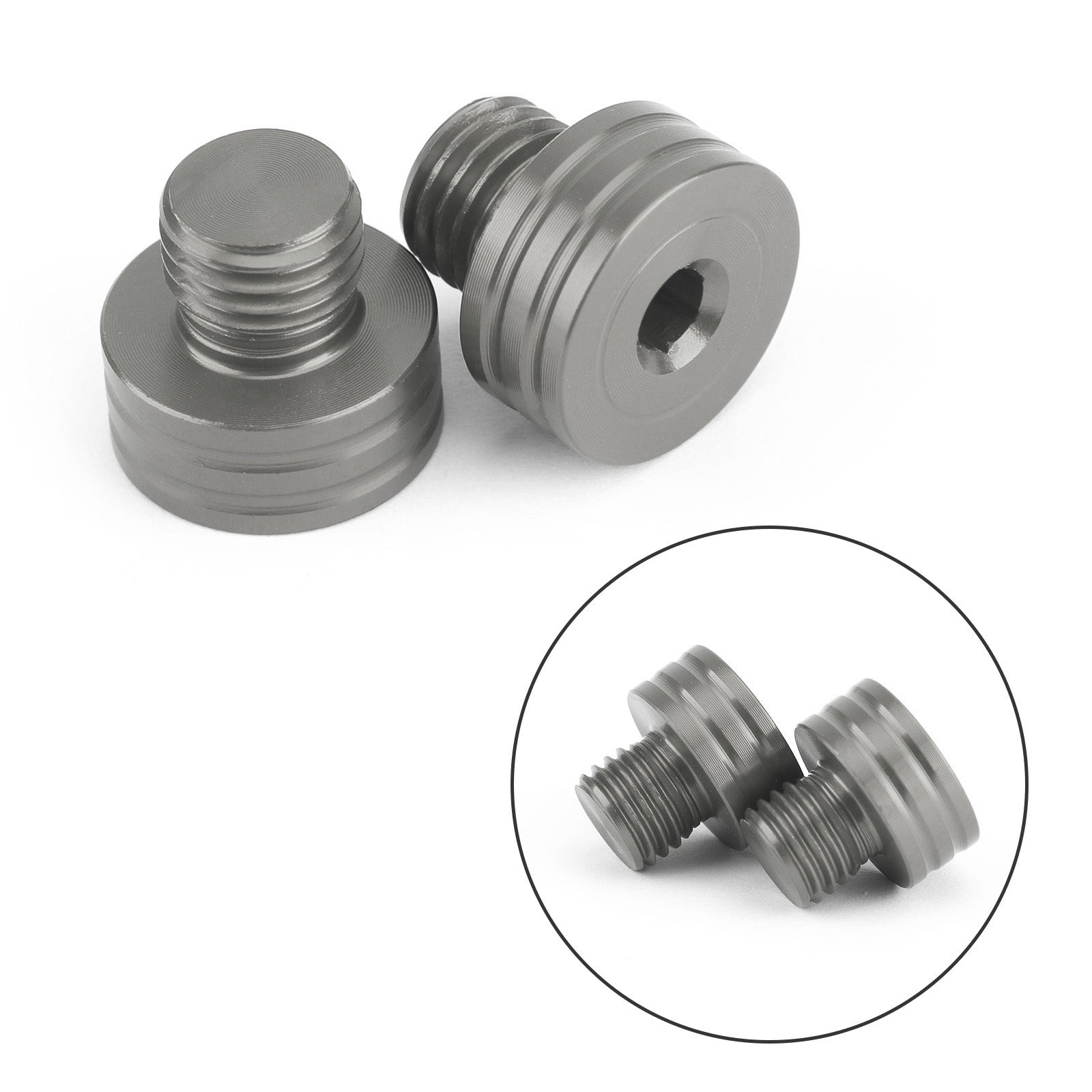 Śruby zacięcia ruchu lustra M10x1.25 mm dla Suzuki GSR400 DL650 SV650 GSX-S750 1000 Generic