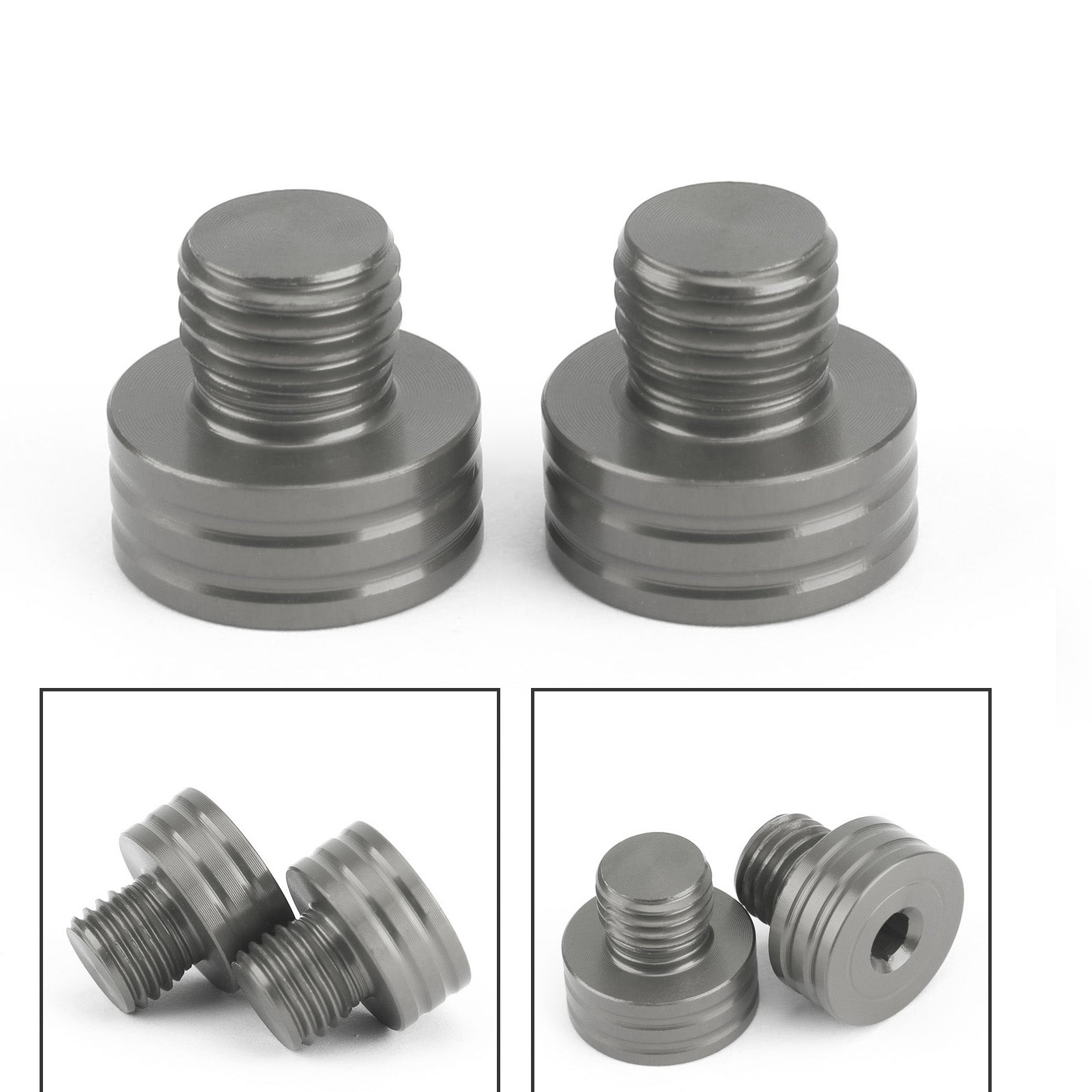 Śruby zacięcia ruchu lustra M10x1.25 mm dla Suzuki GSR400 DL650 SV650 GSX-S750 1000 Generic