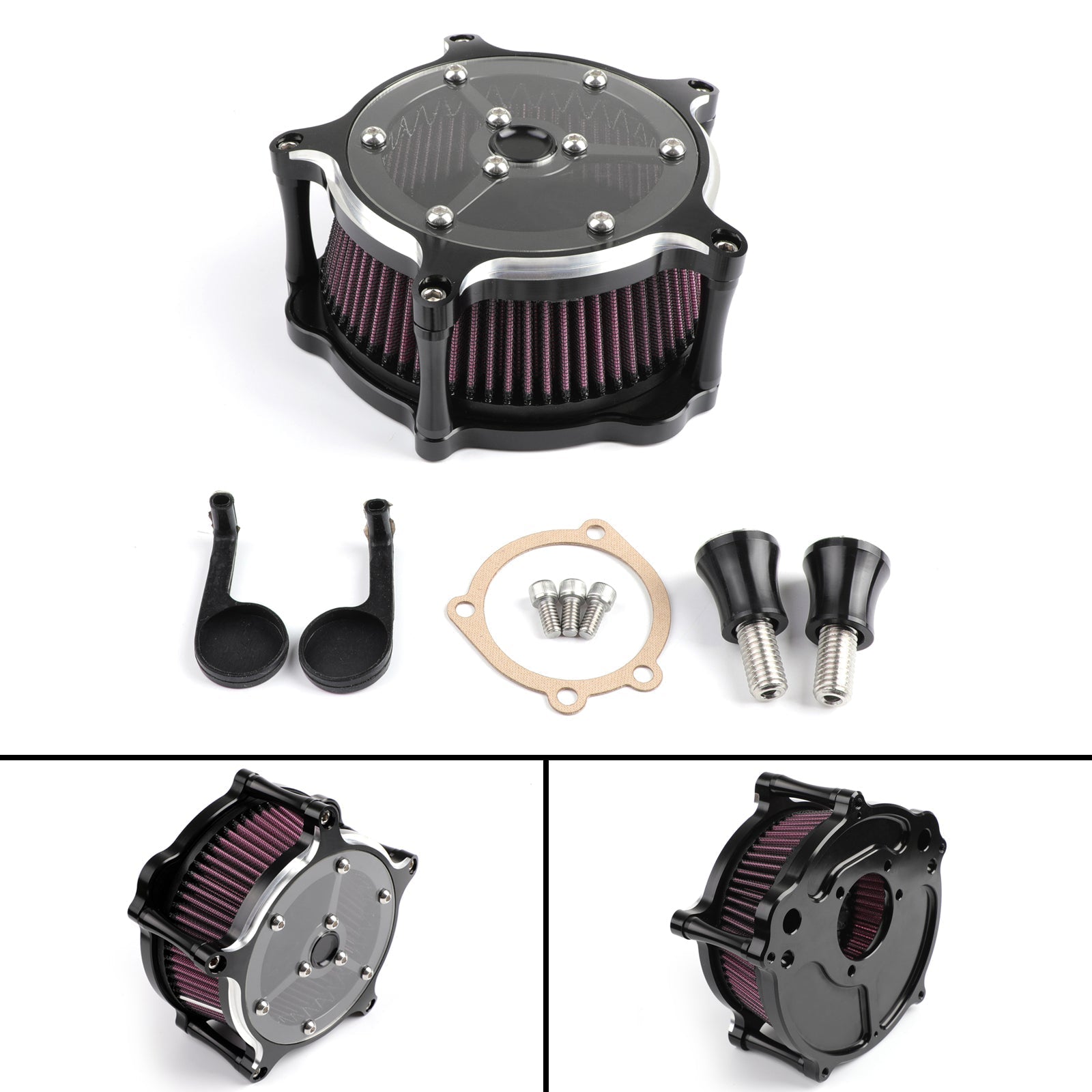 Filtro de aire impulsor CNC para Harley Sportster XL883 XL1200 1991-2016 genérico