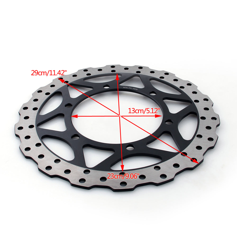Kawasaki Ninja Ex250 250R 2008-2012 Musta geneerinen etujarrulevyn roottori