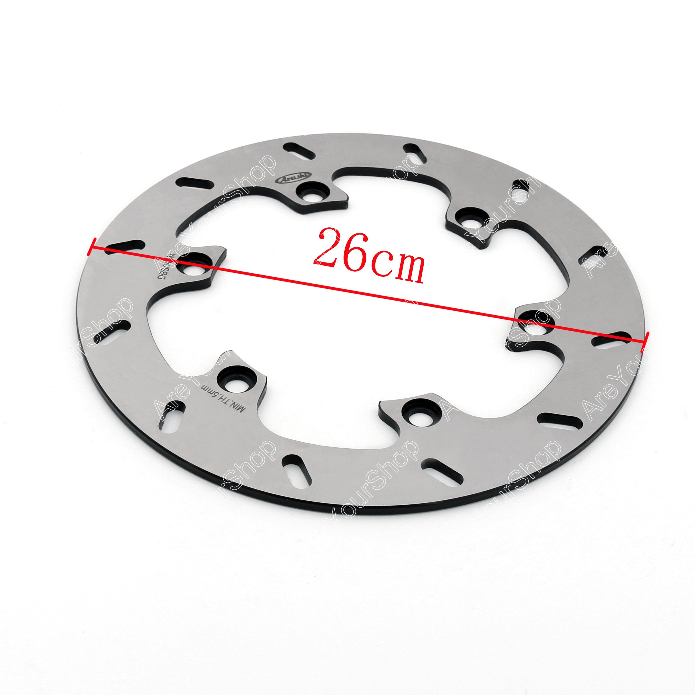Rotor de disque de frein arrière rond Suzuki GSXR 1300 Hayabusa 2008-15 B-KING 1300 08-10 Generic