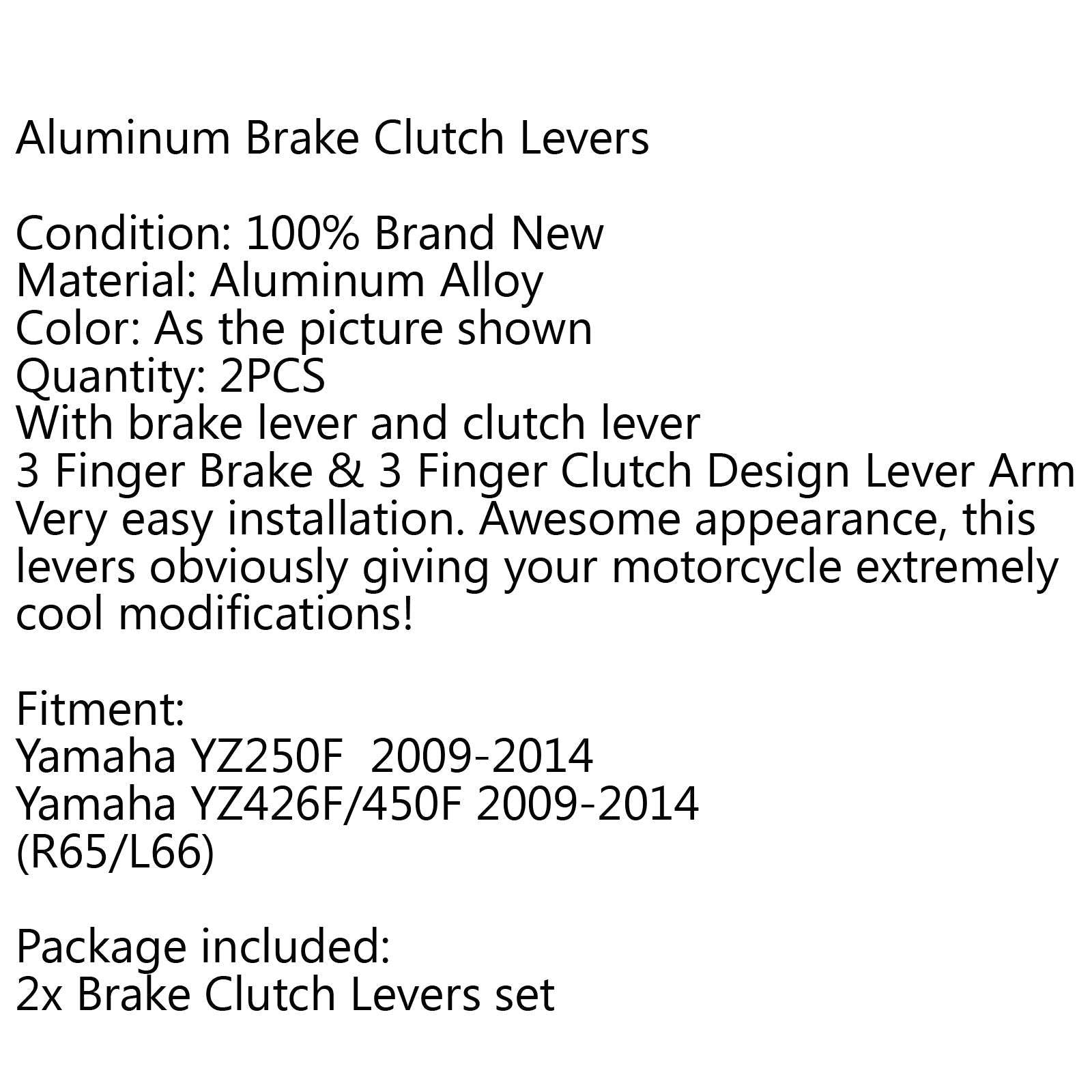 Zavorna sklopka ročica kolesa kolesarski sok digitalni po računalniku za yamaha yz250f yz426f/450f 09-14 generično