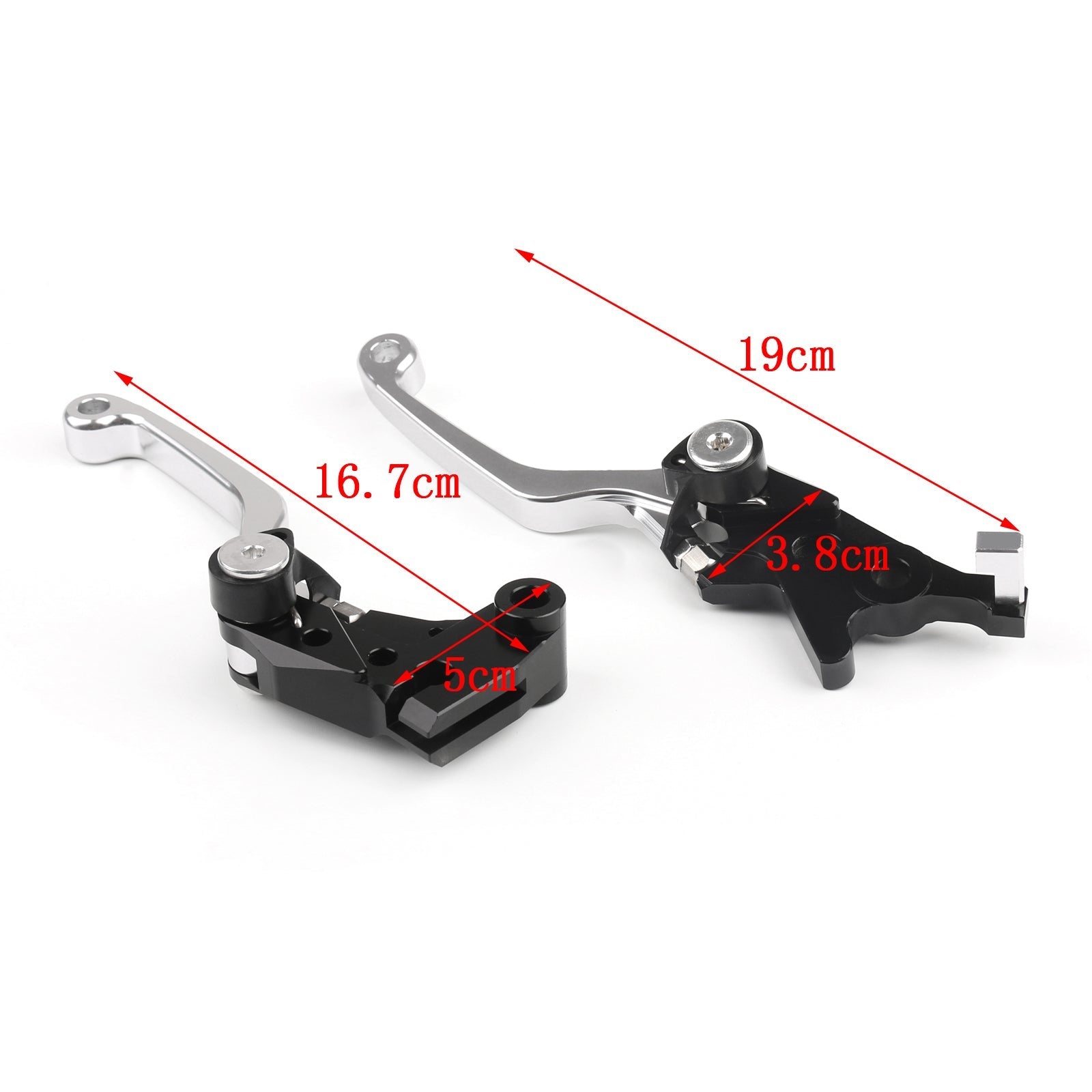 Leviers d'embrayage de frein pivotants adaptés pour Kawasaki KLX250/D-TRACKER KLX150S KLX125 générique