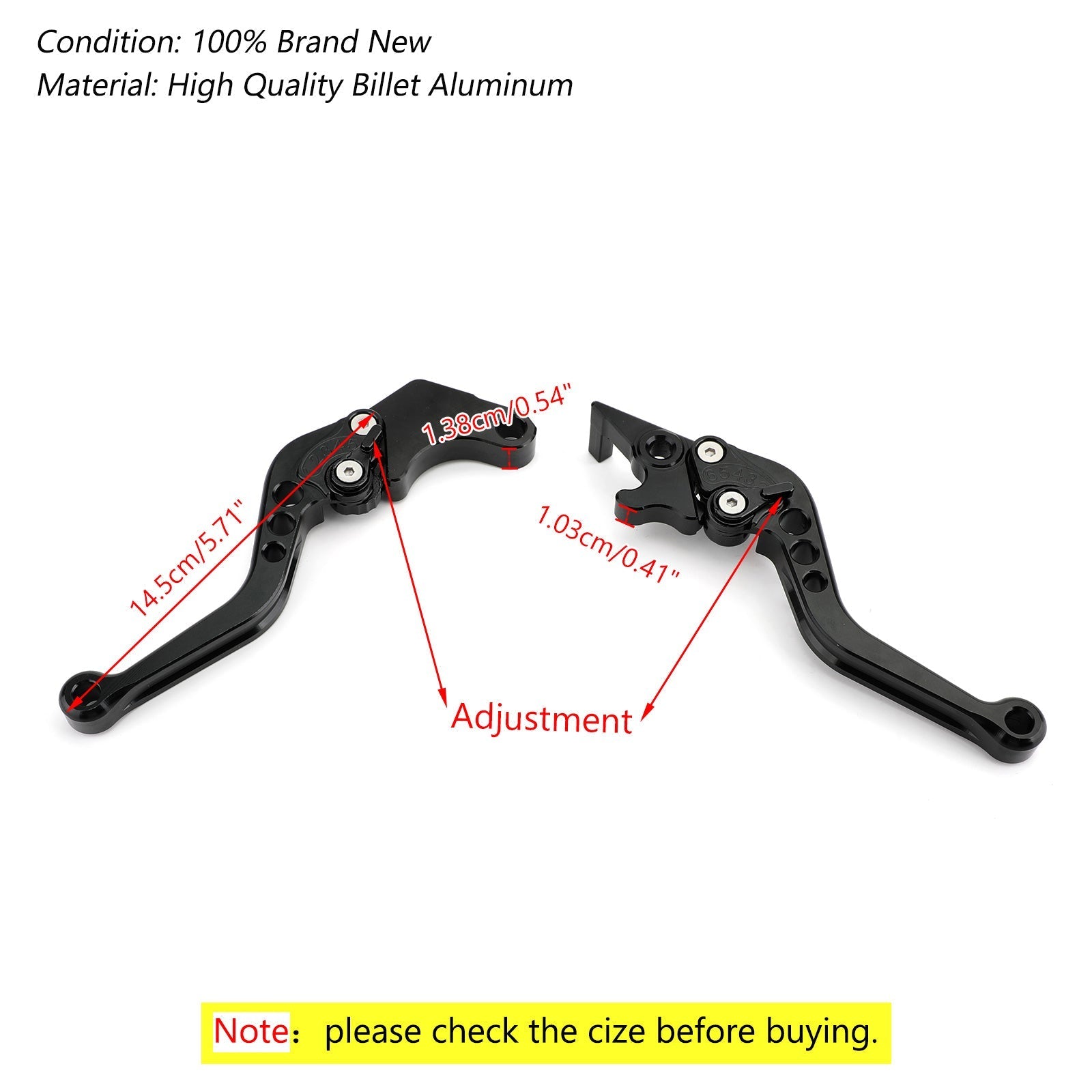 Leviers d'embrayage de frein pour Honda CBR300RR CB300F/FA 14-16 CBR500R CB500F/X 13-15 générique