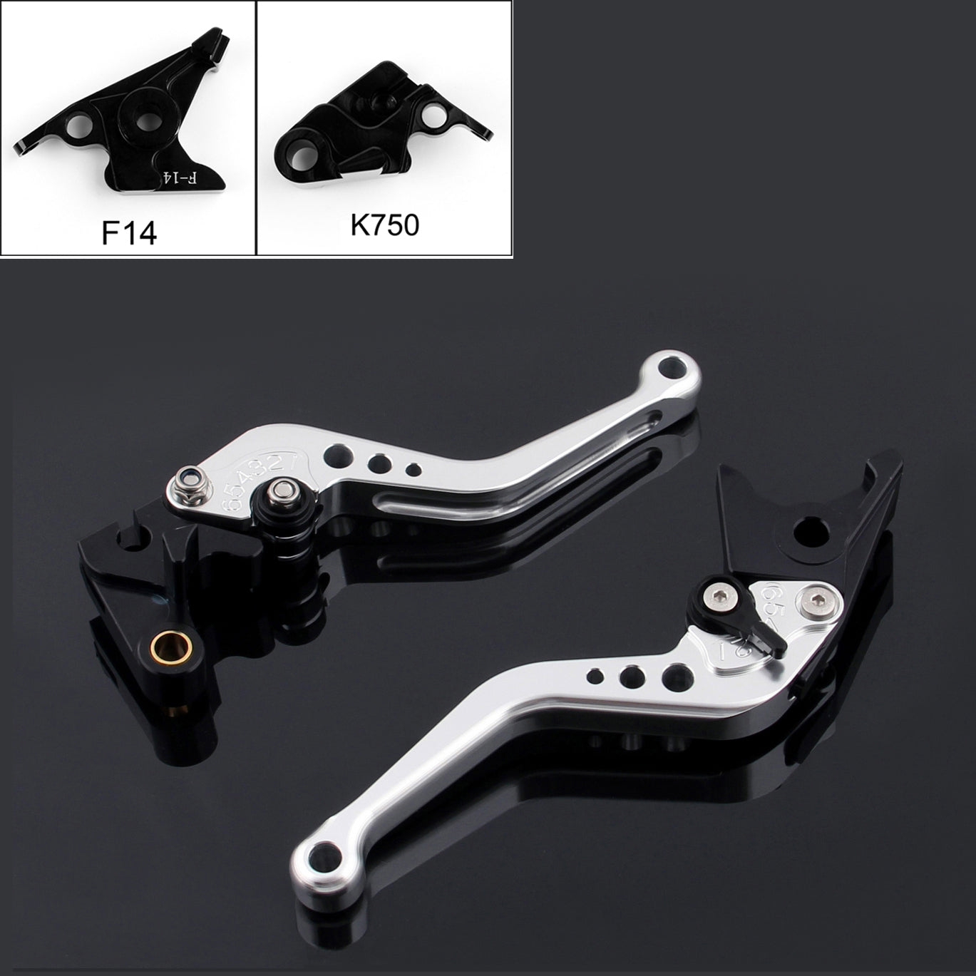 Leviers d'embrayage de frein pour Kawasaki ZX-6/ZZR600 ZX9R ZXR400 ZZR Z750S ER-5 ZR générique