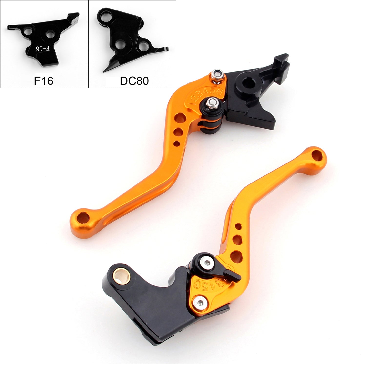 Ročice s kratkimi zavornimi zavornimi ročicami za motocikel Guzzi Breva Griso Norge 1200 Sport Aprilia generic