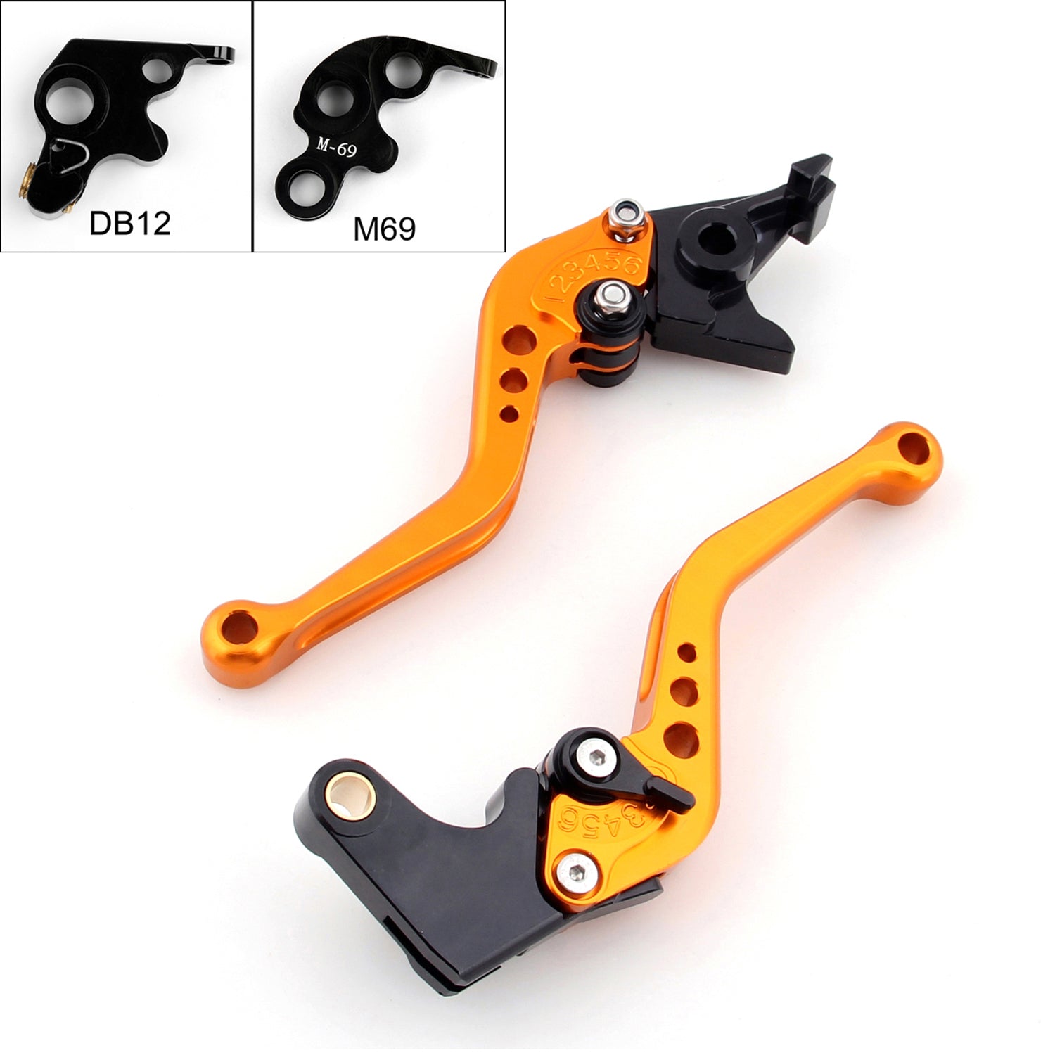Leviers d'embrayage de frein courts pour KTM 690 SMC/SMC-R/Duke/Duke R 2012-2013 générique