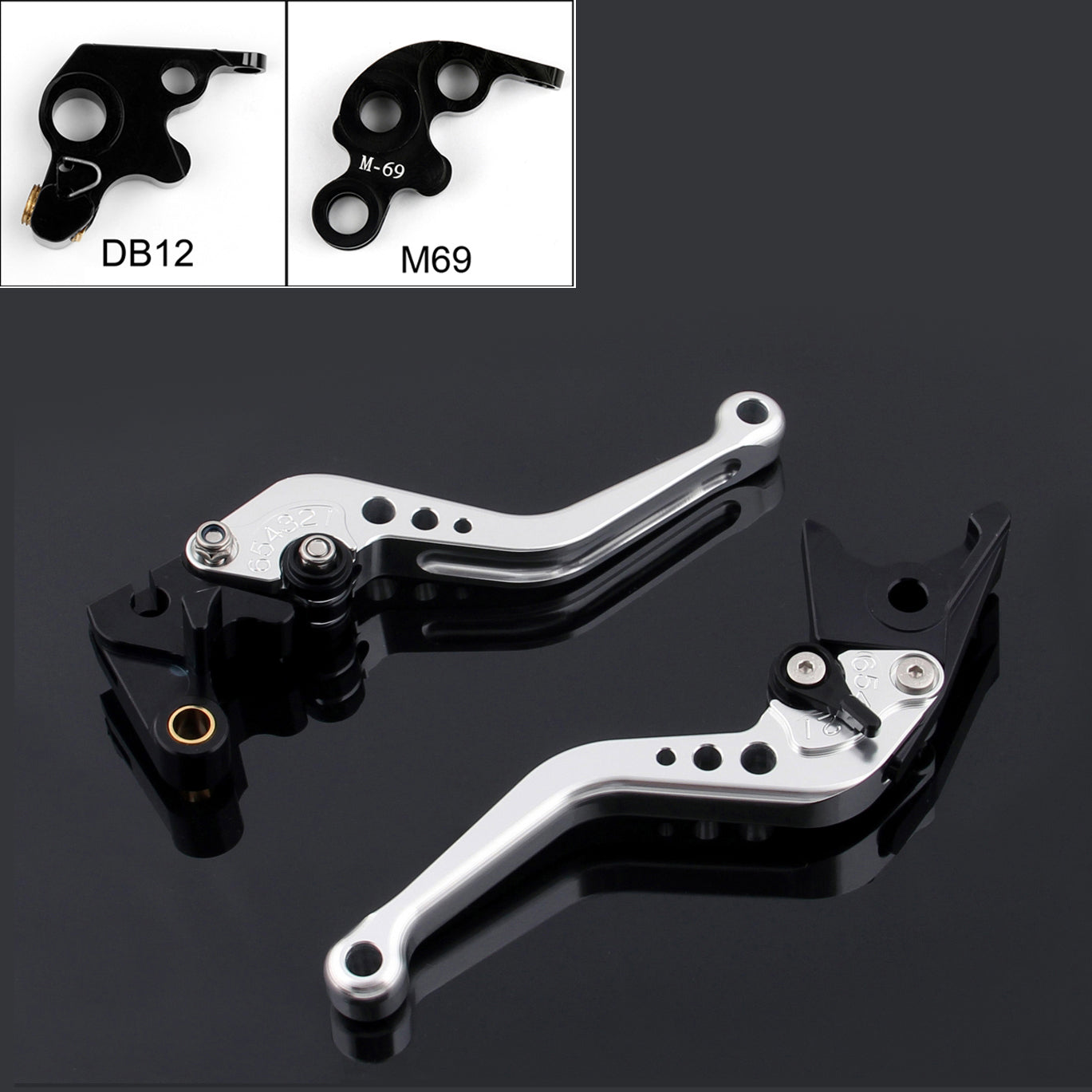 Leviers d'embrayage de frein courts pour KTM 690 SMC/SMC-R/Duke/Duke R 2012-2013 générique