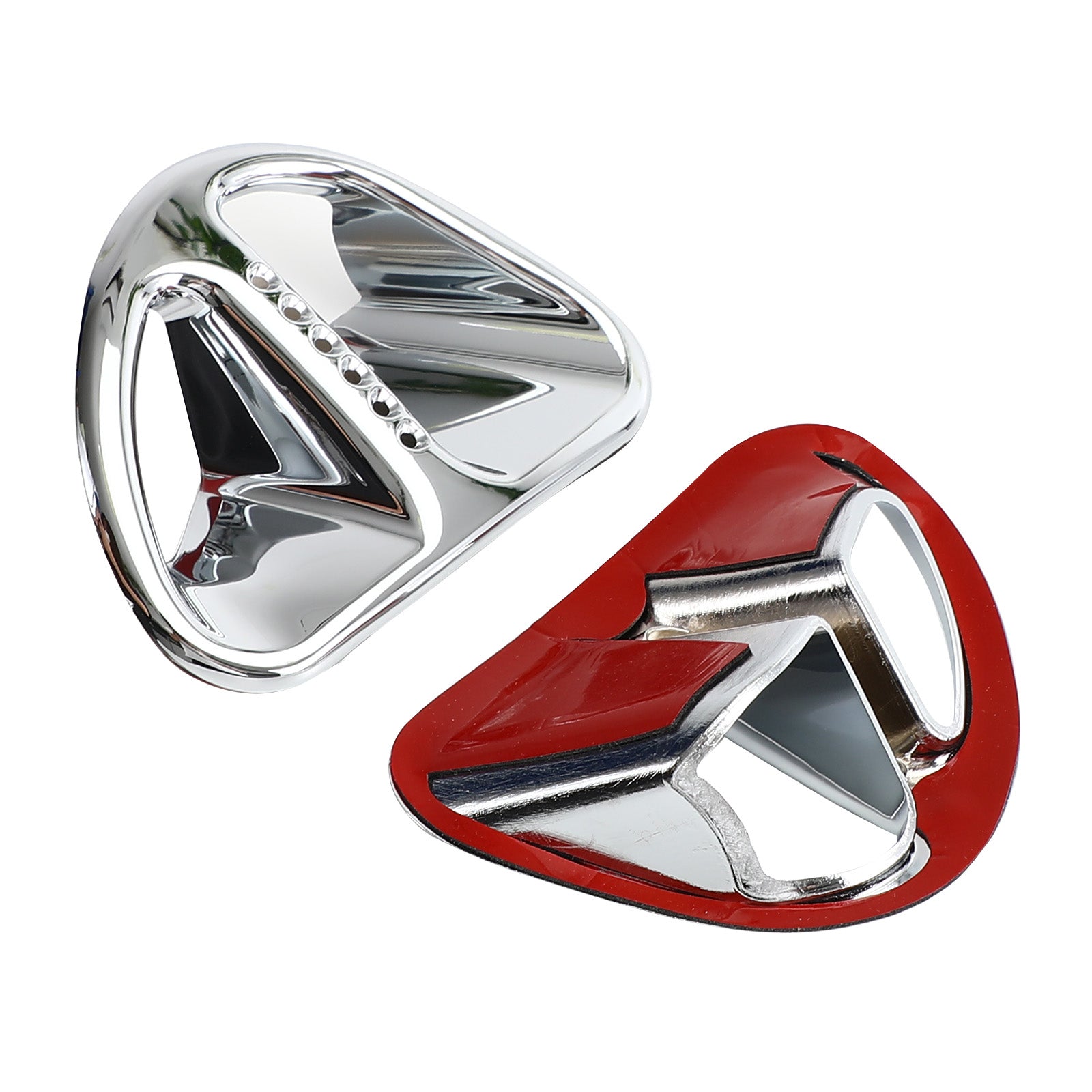 Grilles d'admission d'air Martini de carénage chromé Goldwing pour Honda GL1800 2001-2011 générique