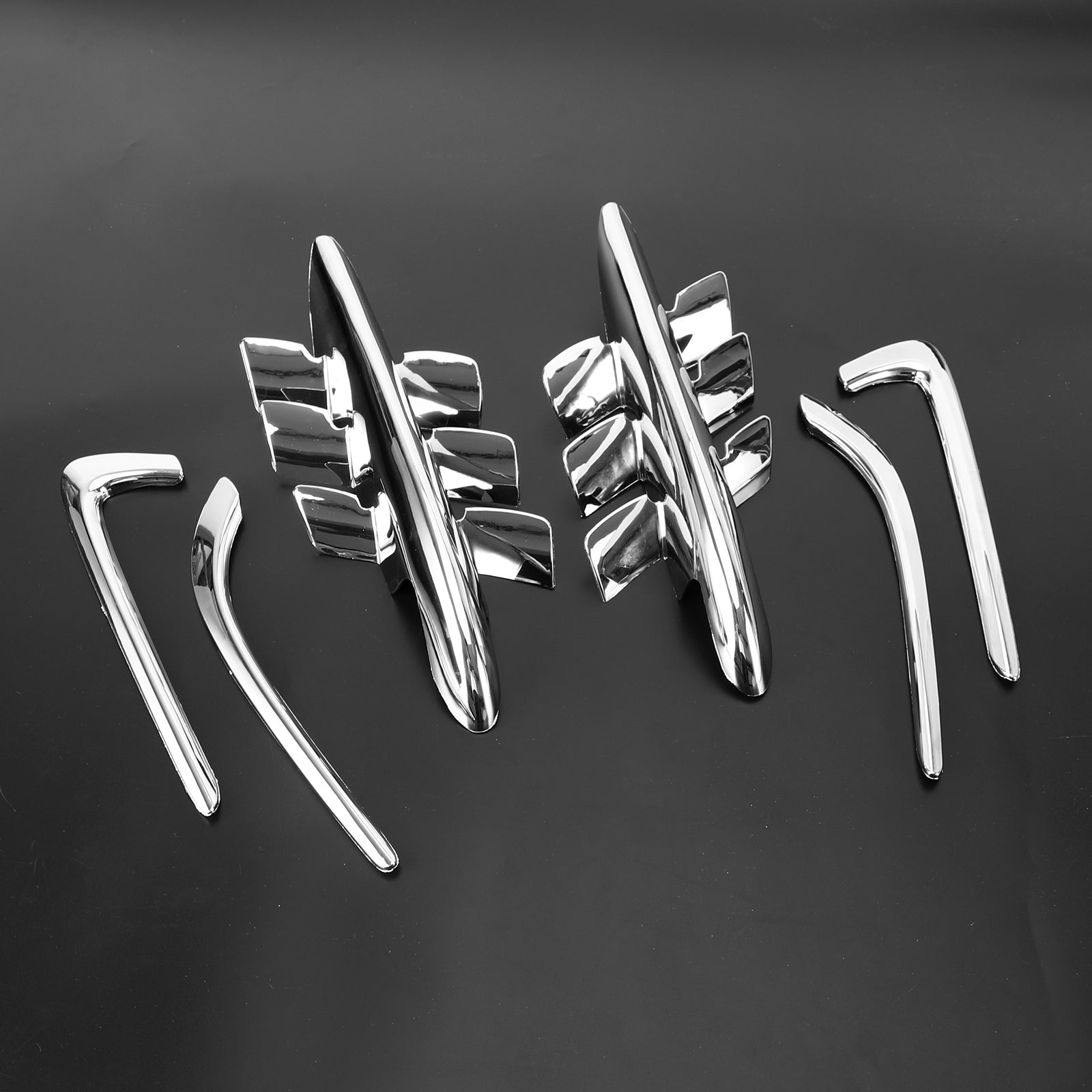 2001-2011 Honda GL1800 Goldwing Carenatura cromata Premier Shark Gills