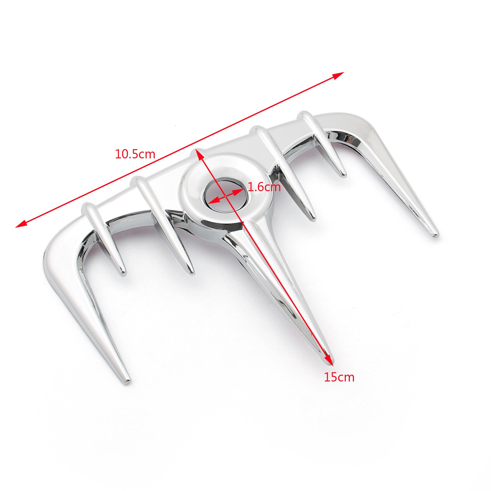 Garniture de porte de réservoir de gaz de carénage chromé Goldwing pour Honda GL1800 2001-2011 générique