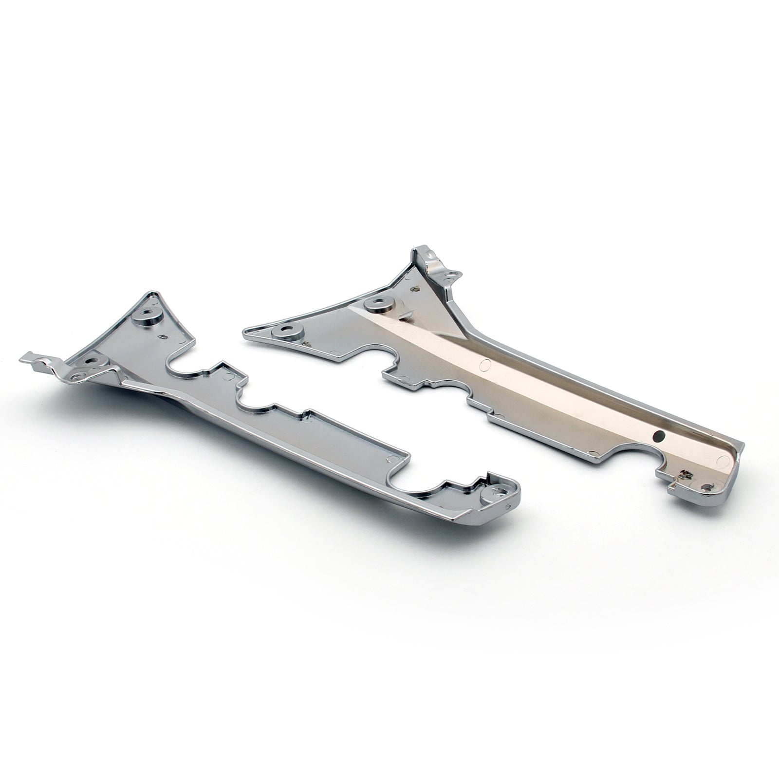 Honda GL1800 Goldwing Cubiertas de carenado derecha e izquierda cromadas Marco trasero inferior