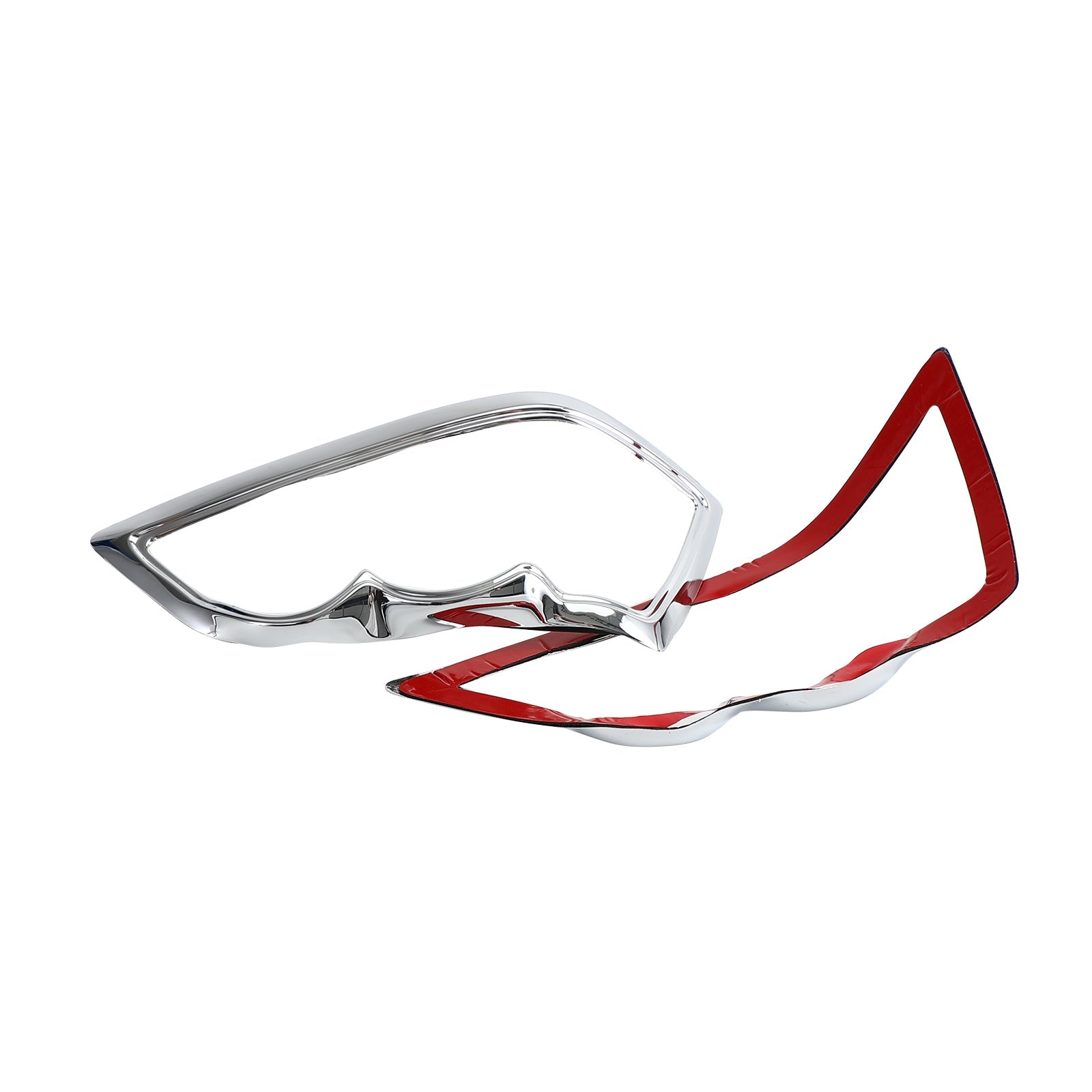 Acentos de luz de carenado de alforja cromada para Honda Goldwing GL1800 2001-2011 genérico