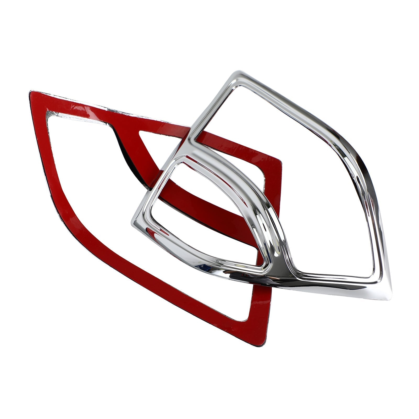 Acentos de luz de carenado de alforja cromada para Honda Goldwing GL1800 2001-2011 genérico