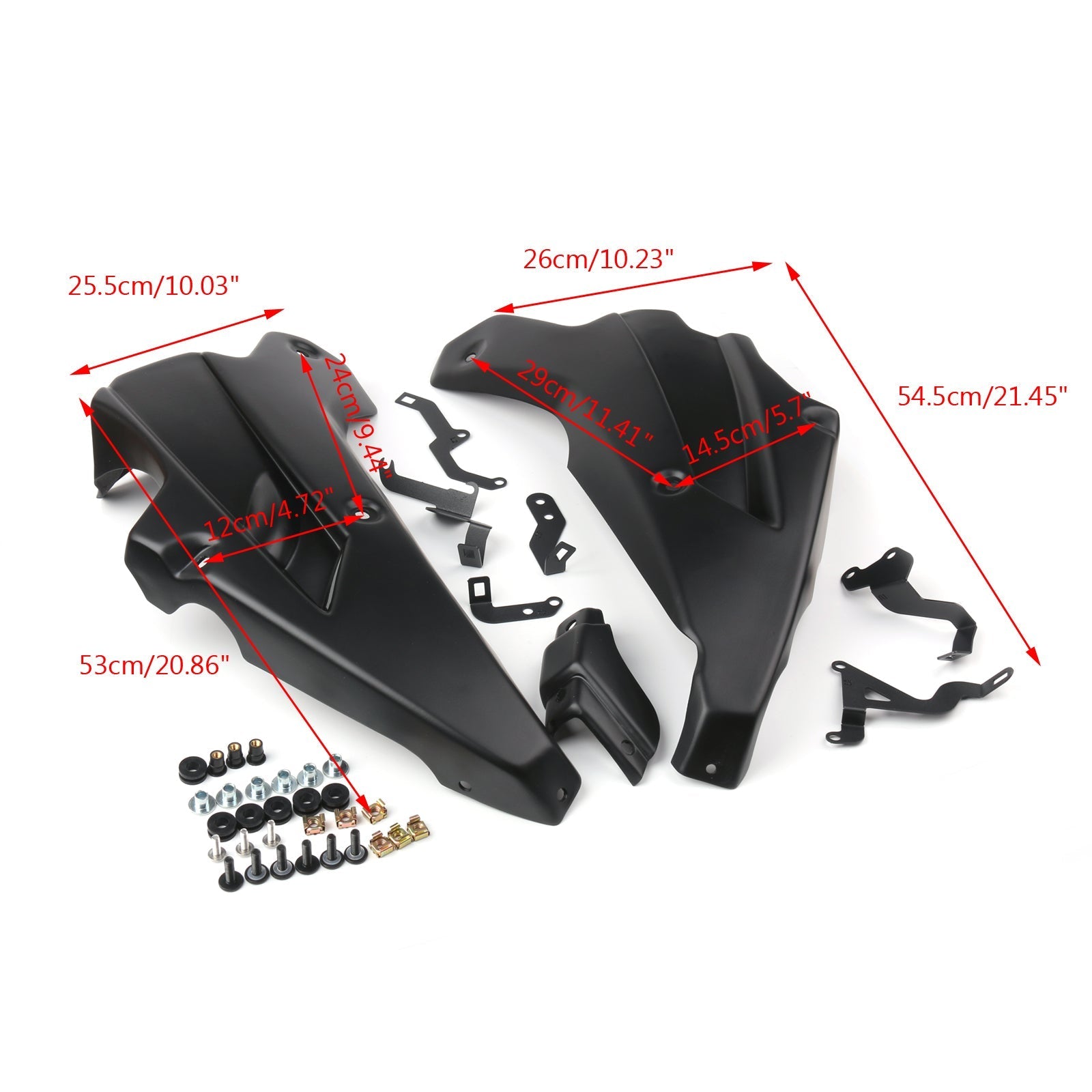 Korin rungon alasiipien suojapaneeli Puig-kansi Kawasaki Z900 2017 2018 Generic