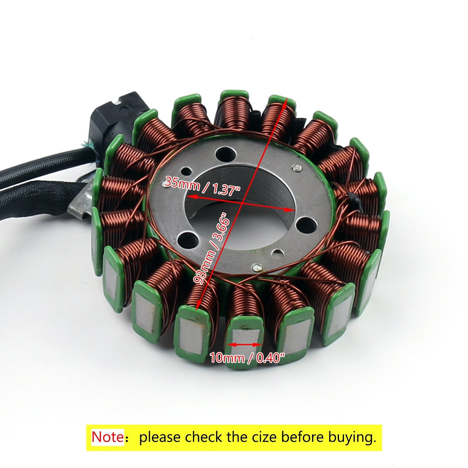 Bobine de stator pour générateur Suzuki TU125 (1999) GS125 (82-94) GN125 (82-01) Mageneto générique