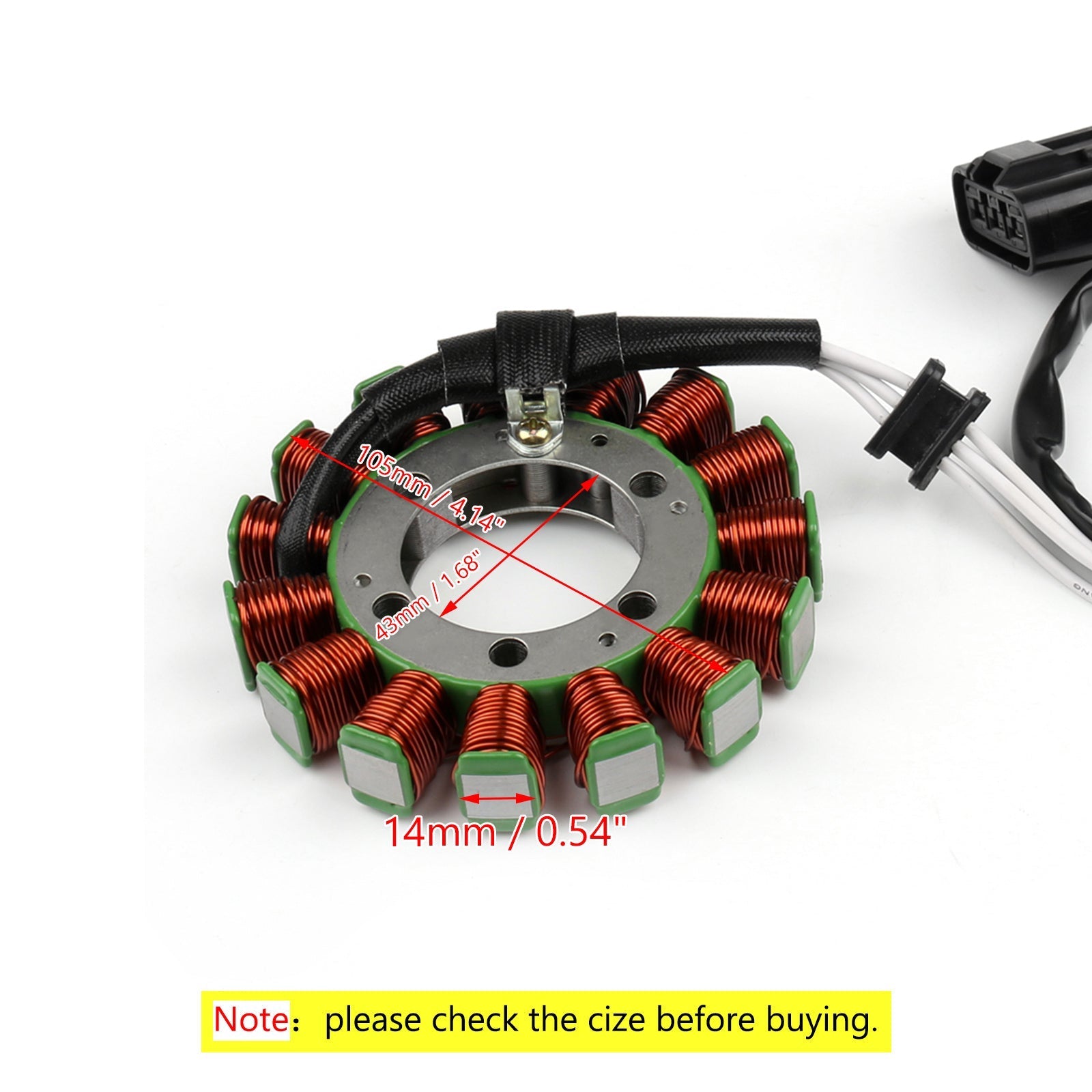 Stator de générateur adapté pour Kawasaki ZX 600 R Ninja ZX6R ZX-6R 2008 2009-2017