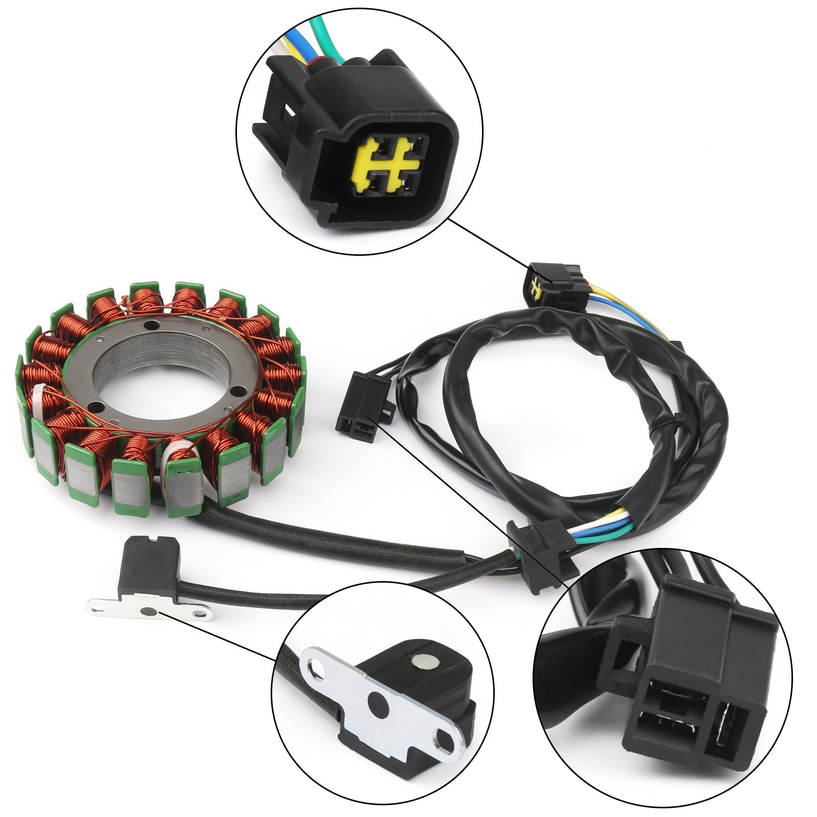 Magneettigeneraattorin staattorikela Suzuki LT-F500F QuadRunner 500 4WD (98-2002) Generic