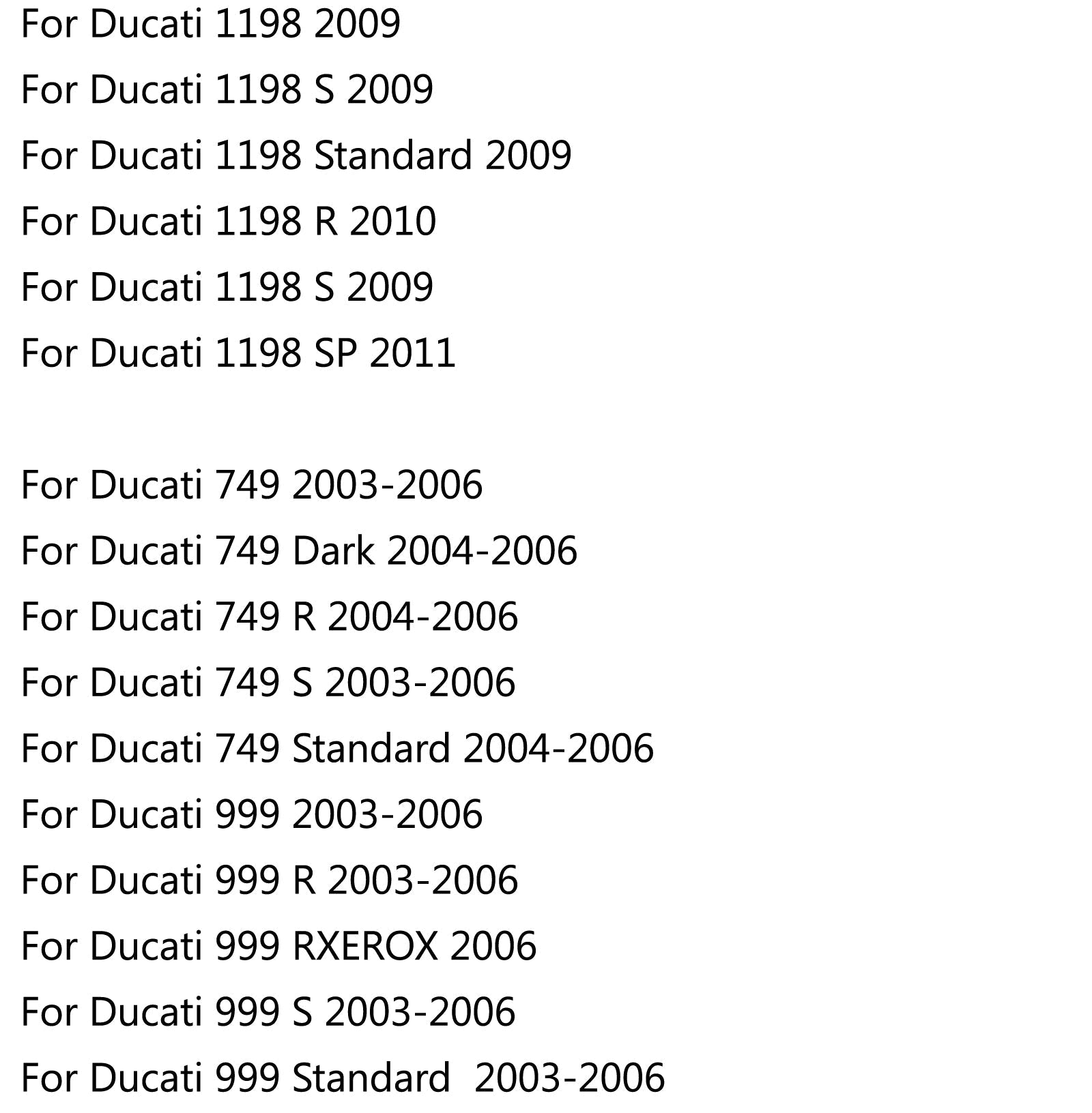 Generator Stator tuljava za Ducati 1098 R/S/RBayliss 1198 S/SP/Standard 749 Temno generično