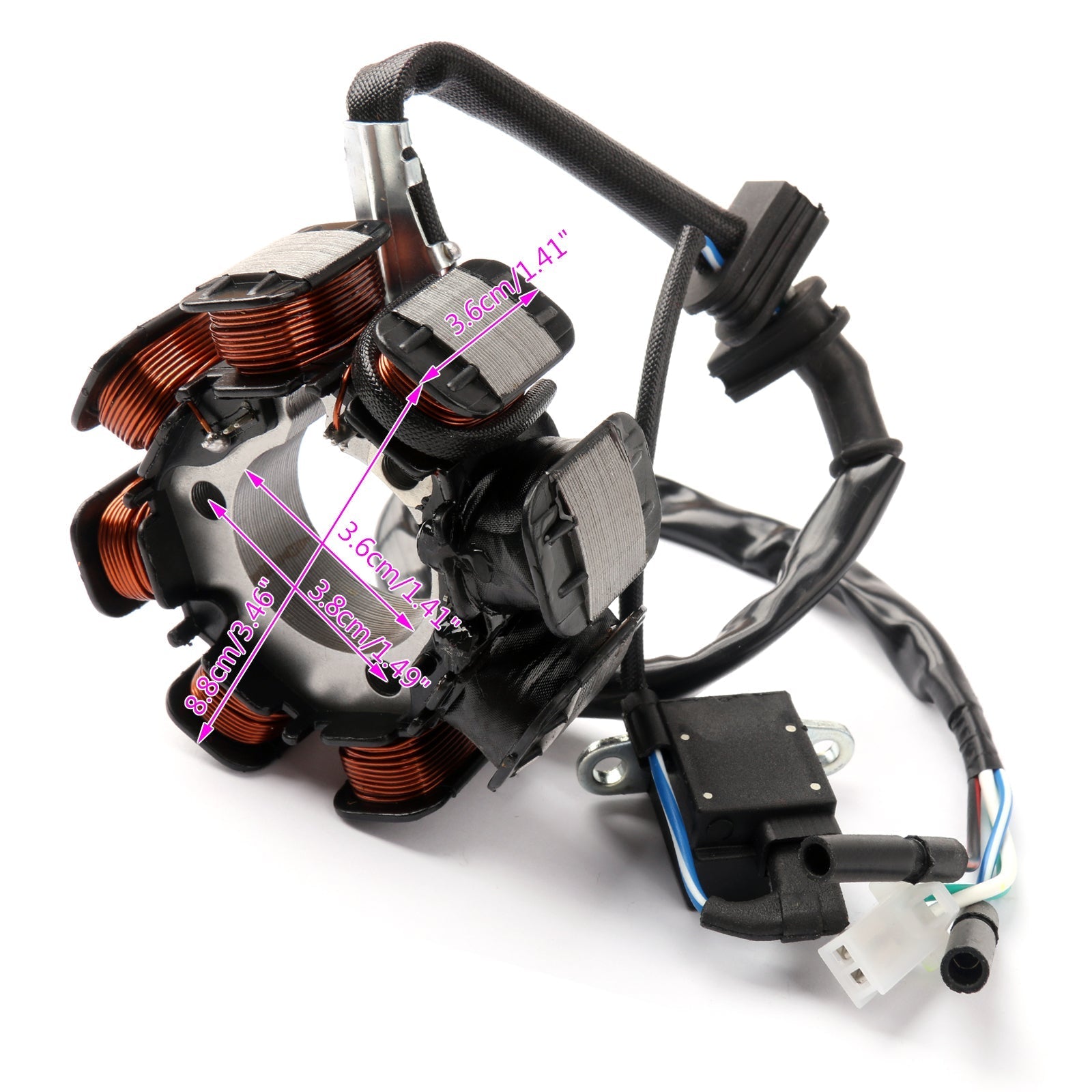 Bobina statore generatore per Honda TRX250 FourTrax 250 X 1987-1988/1991-1992 Generico