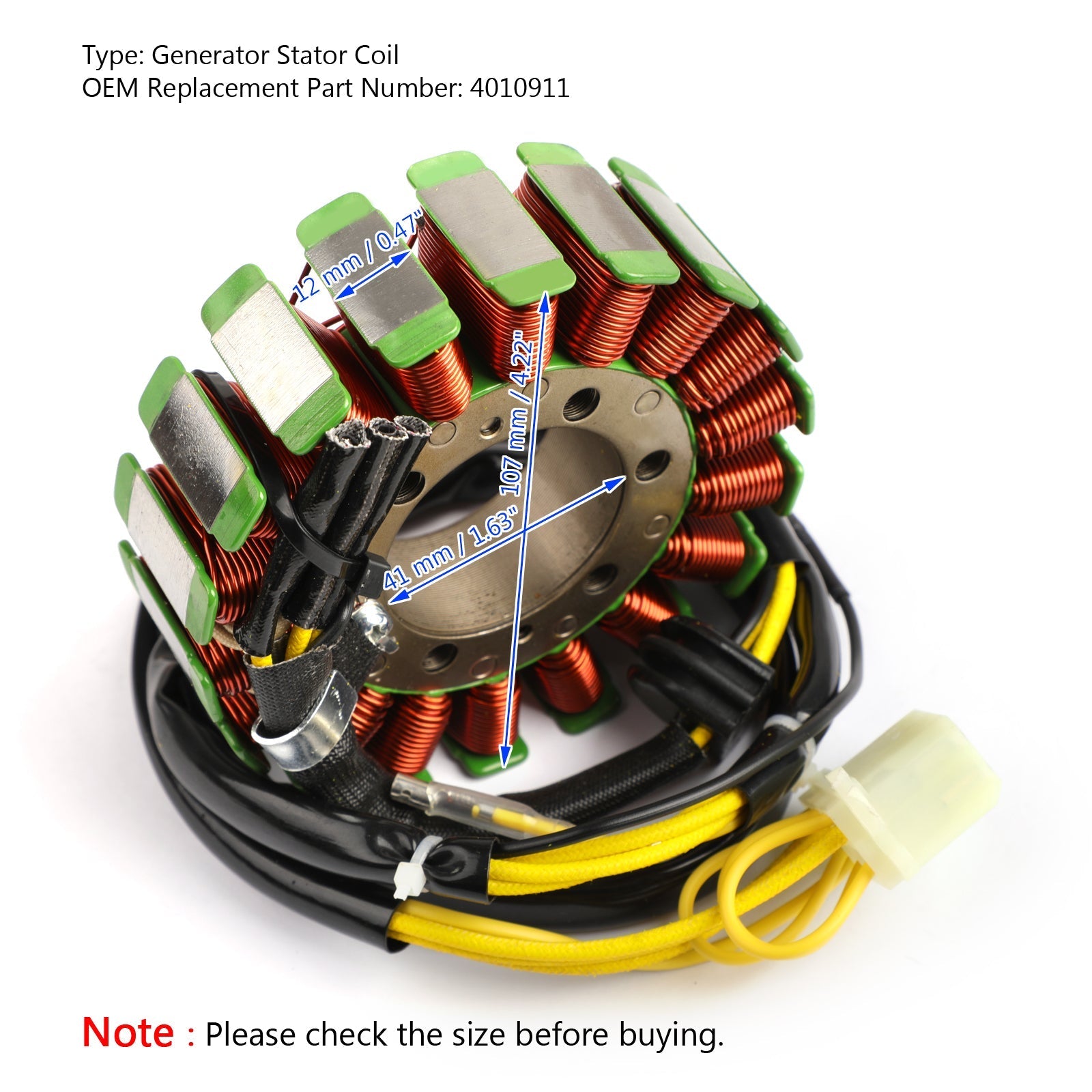Alternador de bobina de estator generador apto para Polaris Sportsman 700 800 Ranger 700 XP 2004-2006