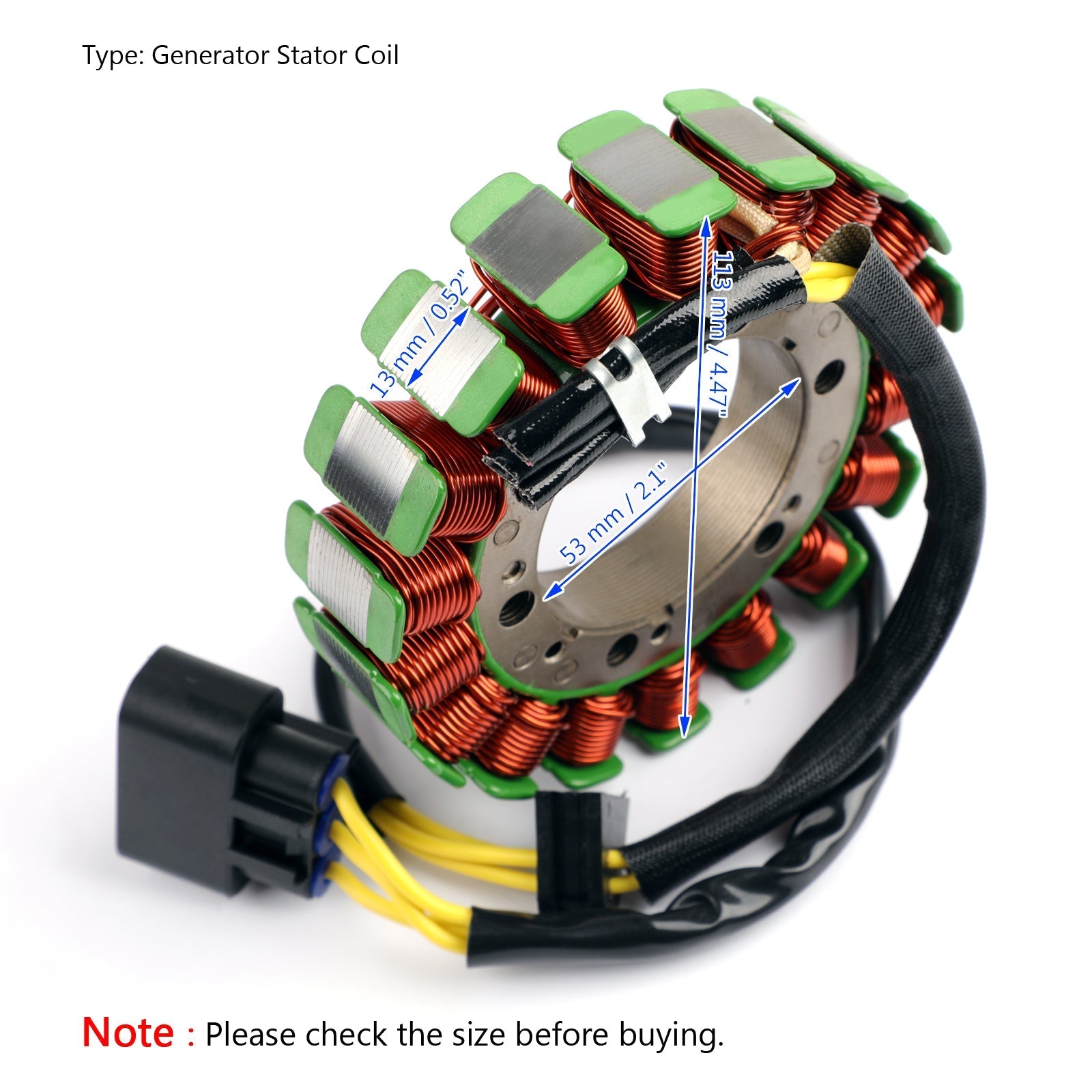 Magneto Generator Cewka stojana silnika dla Ducati Diavel 1200 Carbon Cromo AMG 11-13