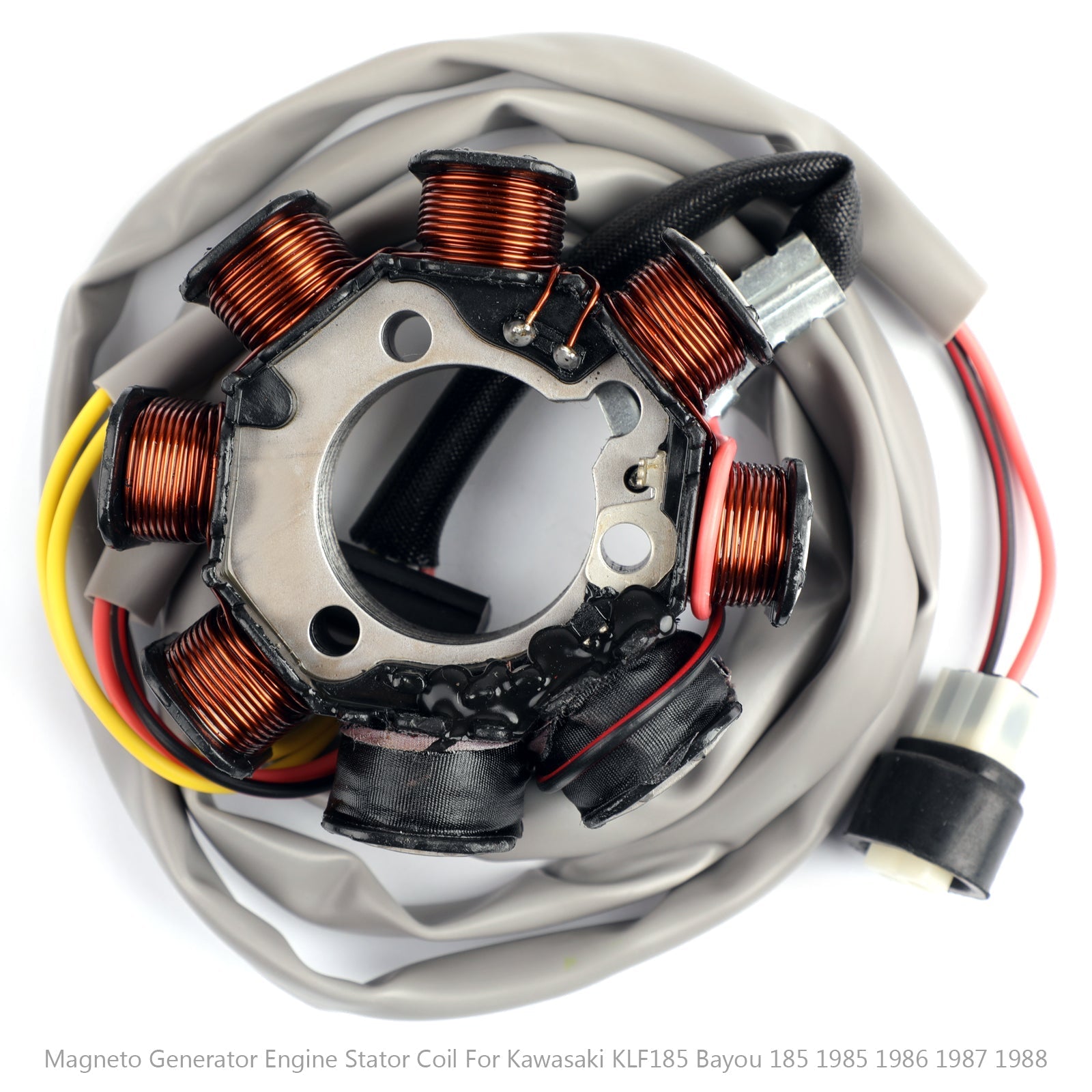 Magneto Generator Motor Stator Spoel Voor Kawasaki KLF185 Bayou 185 1985 1986 1987 1988