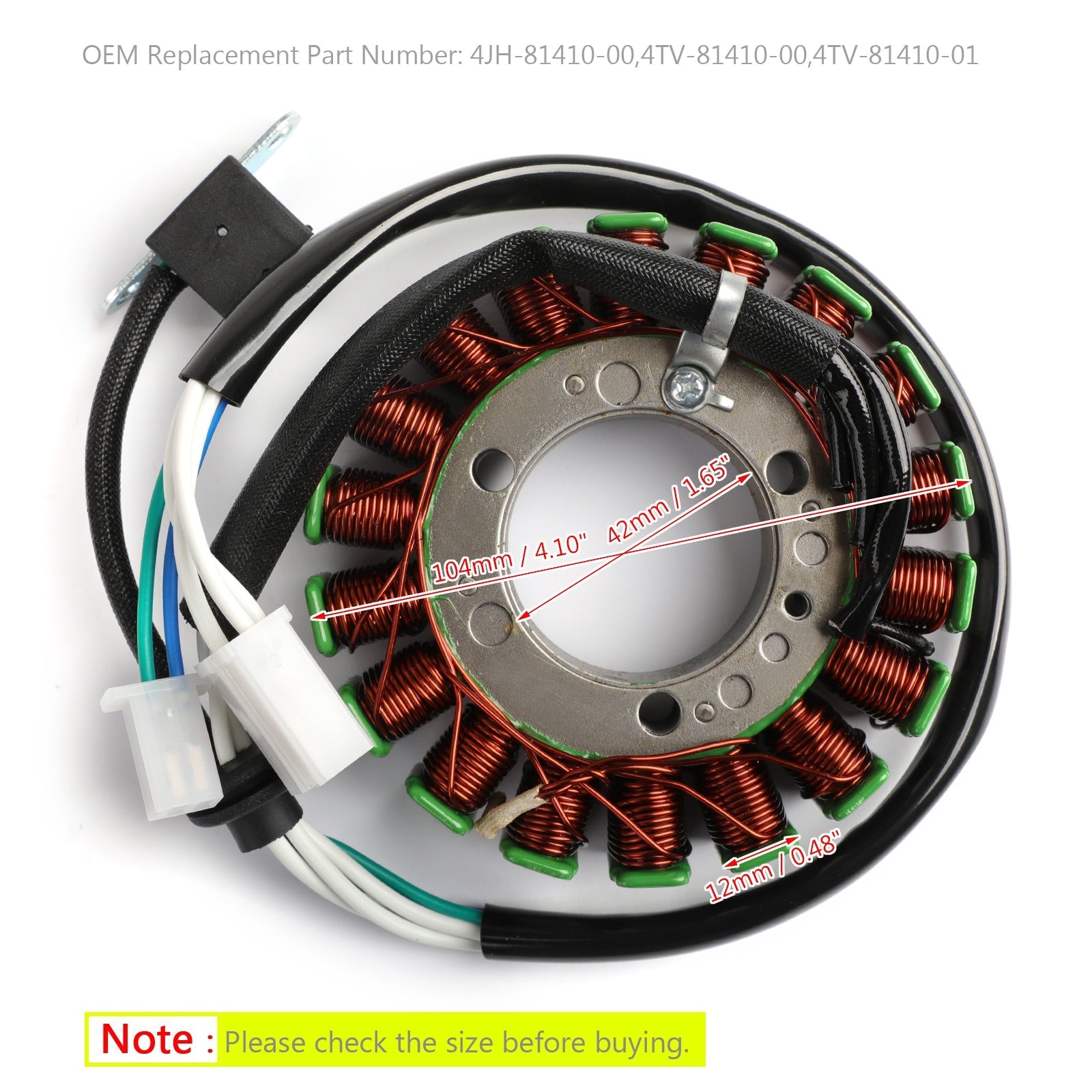 Cewka stojana generatora Magneto dla Yamaha YZF600R Thundercat 1995-2007 Generic