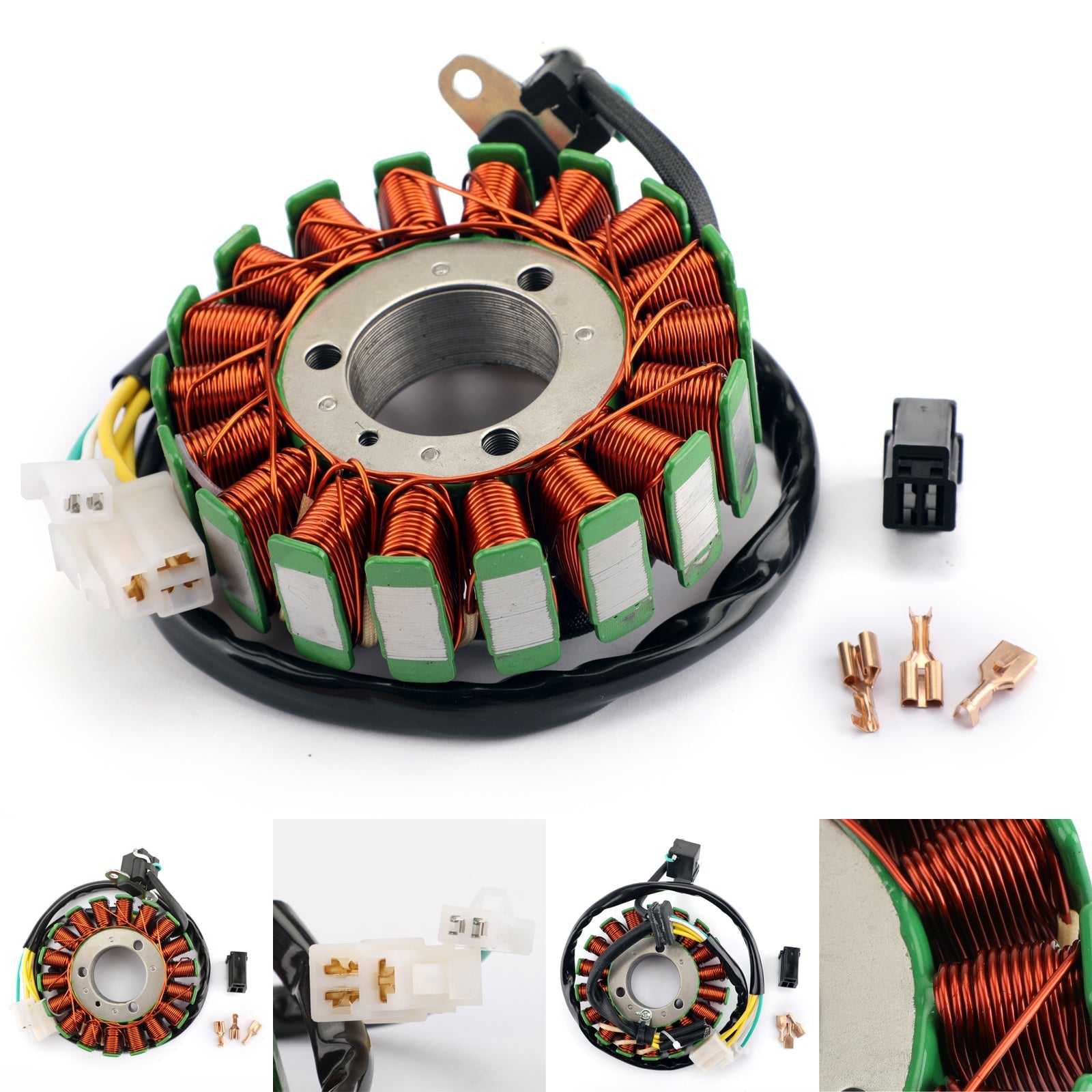 Bobina statore 18 poli per Suzuki SV650 S ABS 03-12 DL650 ABS V-Strom 650 04-16 generico