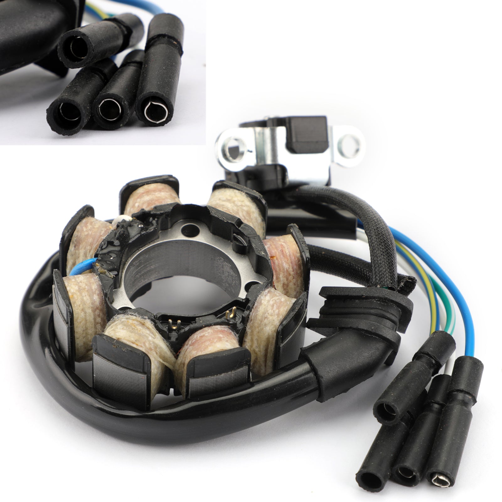 Alternatore Statore 8 Poli Per Honda CRF450R 02 03 31100-MEB-670 31100-MEB-671 Generico