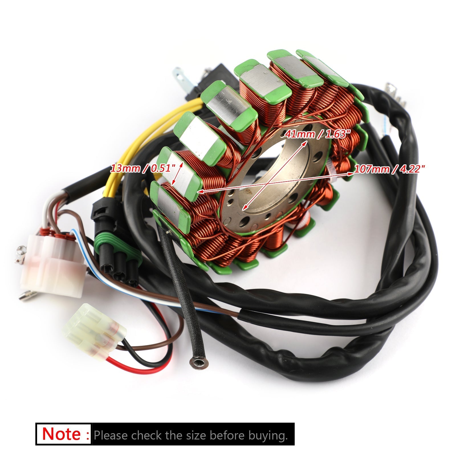 Bobina del estator del alternador para Polaris Sportsman Ranger 400 500 08-14 #.3090061 Genérico