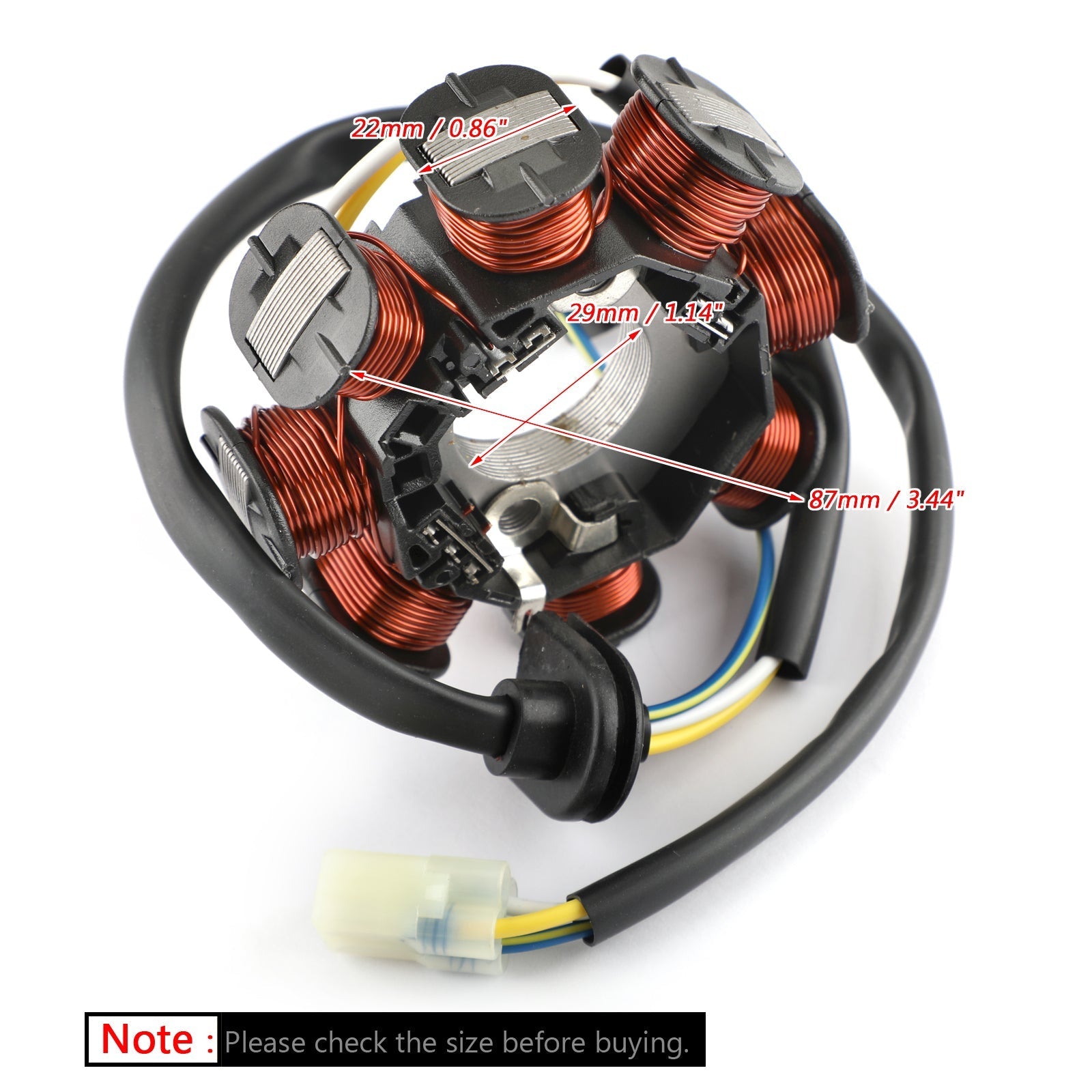 Estator generador magnético para Kawasaki KFX 90 KSF 90 2007-2020 21003-Y005