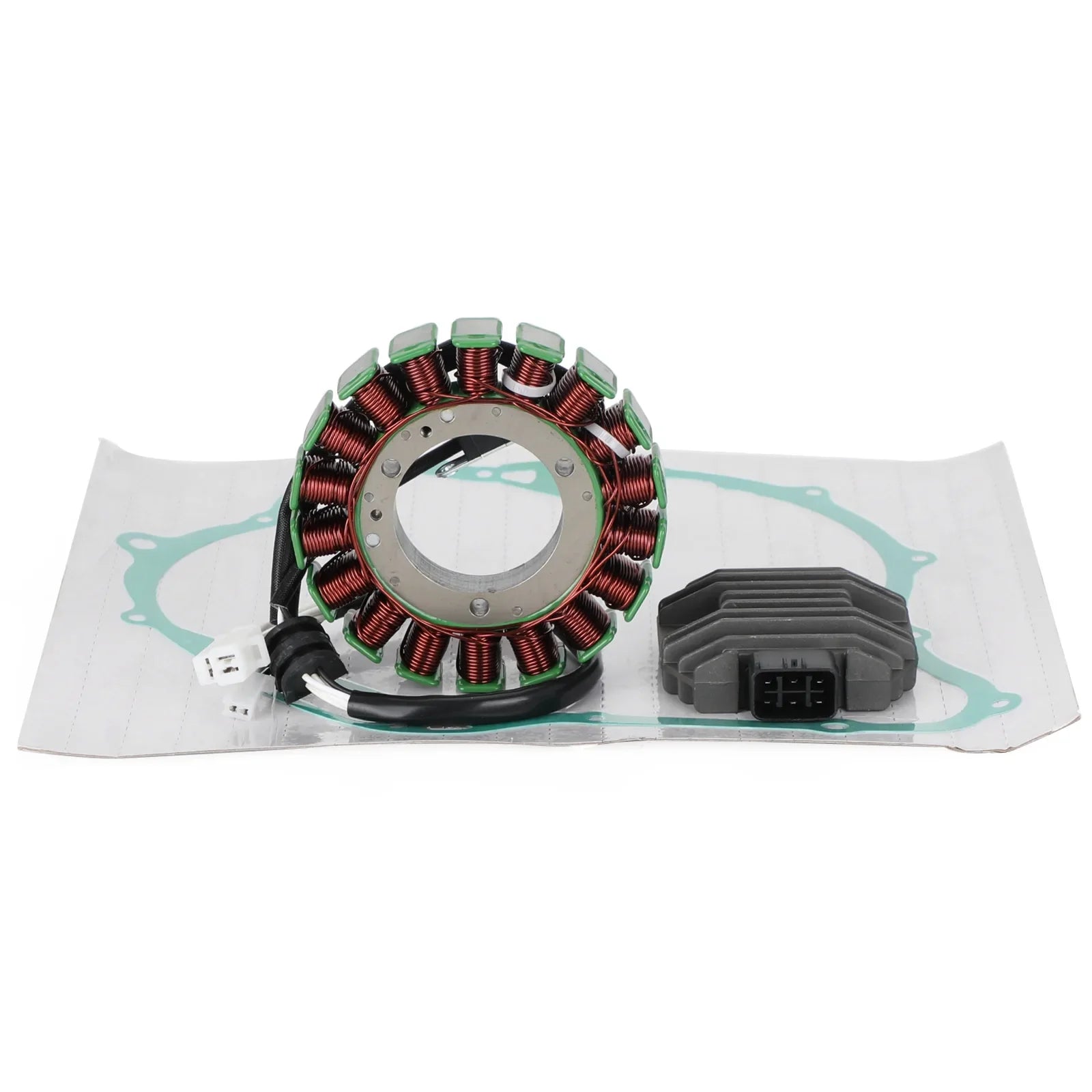 Estator Magneto + Rectificador de Voltaje + Junta para Yamaha XVS1100 DragStar V-Star 99-02 Genérico