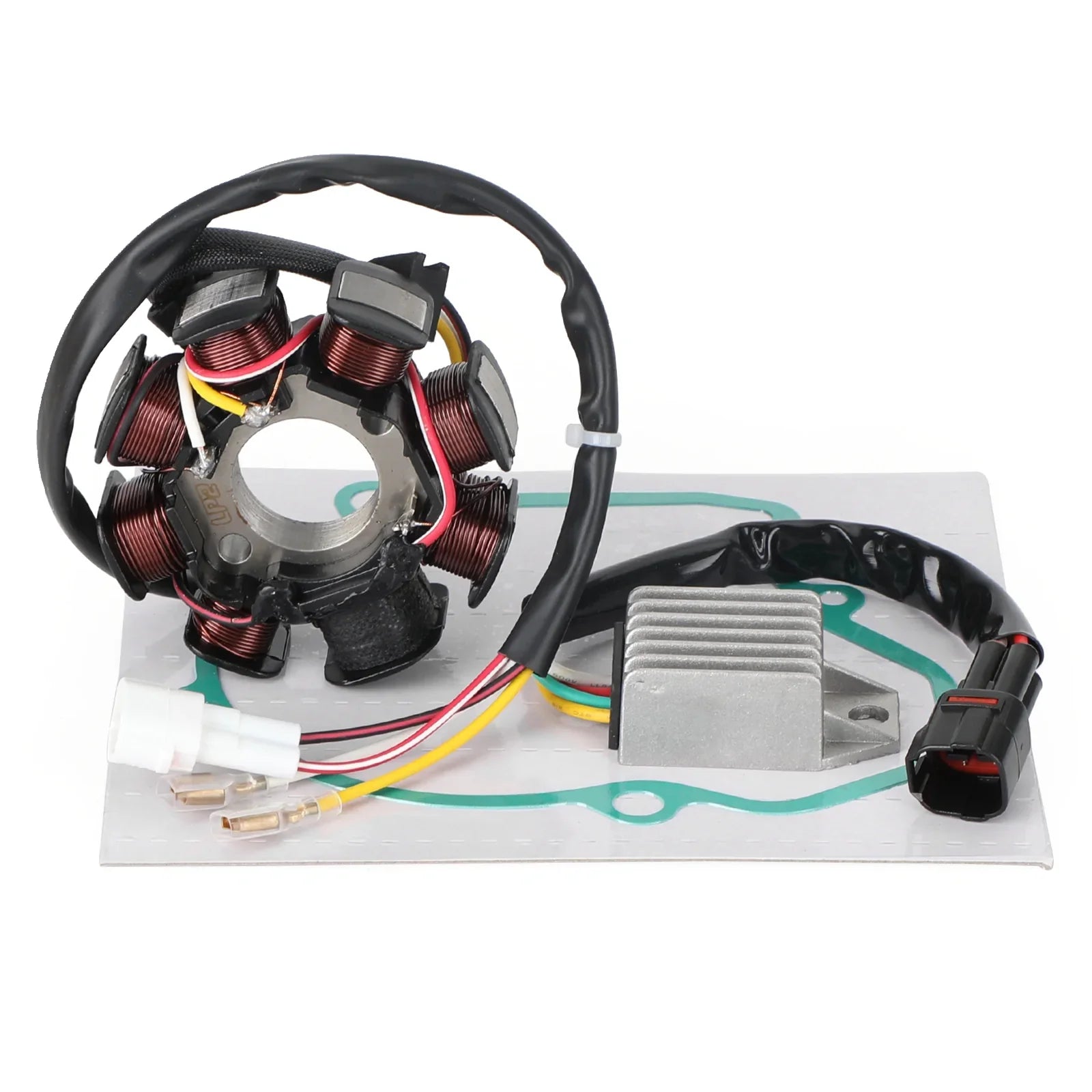 Estator de bobina magnética + regulador de voltaje + conjunto de juntas para EXC 400 450 525 XC XC-W 2005-2007 genérico