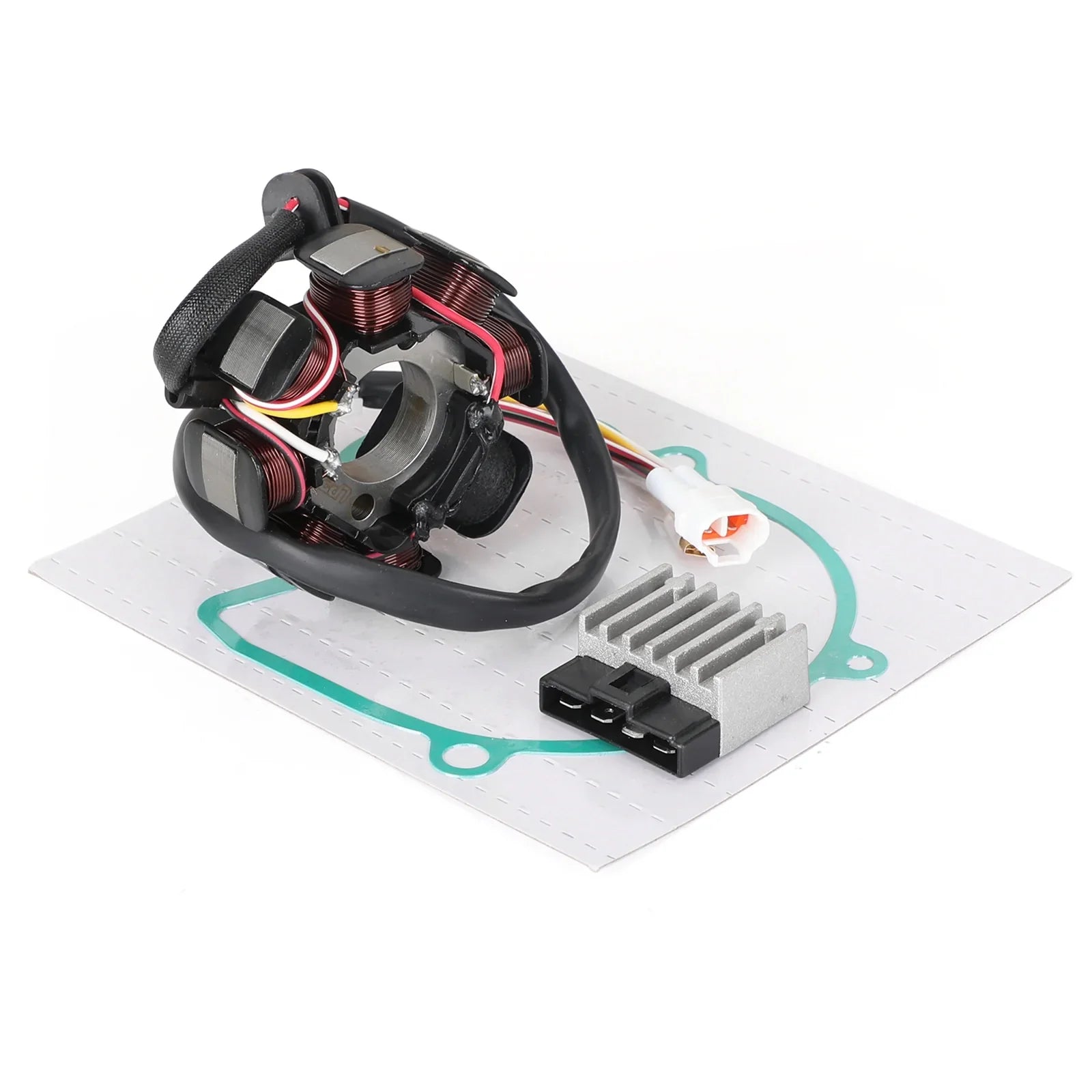 Estator magnético + rectificador de voltaje + junta para EXC 250 5200 MXC 450 520 2000-2004 genérico