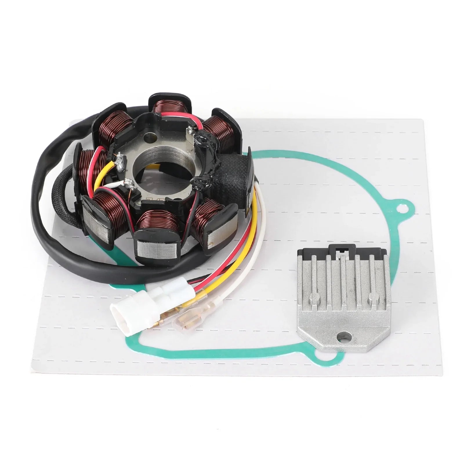 Estator magnético + rectificador de voltaje + junta para EXC 250 5200 MXC 450 520 2000-2004 genérico