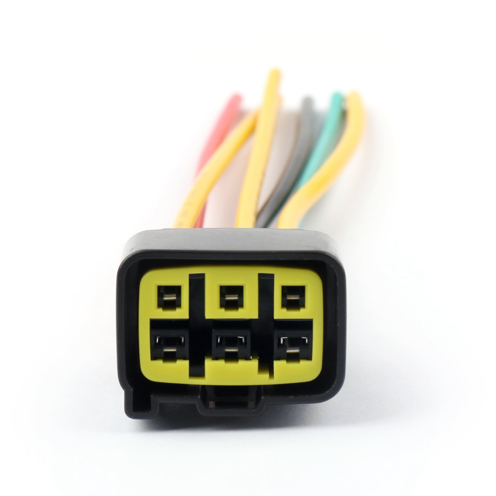 Conector macho rectificador regulador 6 vías para Honda Suzuki Kawasaki 650 generico