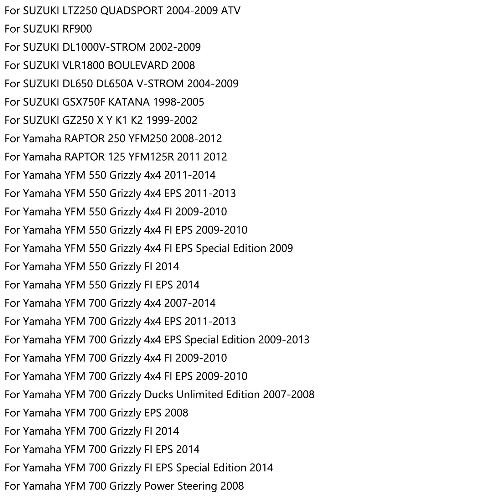Solenoide de relé de arranque para YAMAHA RAPTOR 700 YFM700R 2006 07 08 2009 ATV SN35 genérico