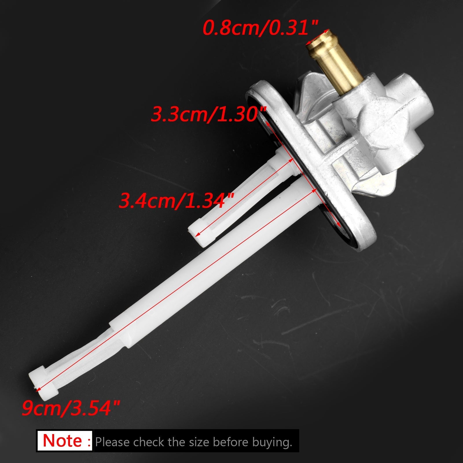 Zawór paliwowy paliwo Petcock dla Yamaha WR250F 2007-14 WR450F 2007-12 5um-24500-E0 Generic