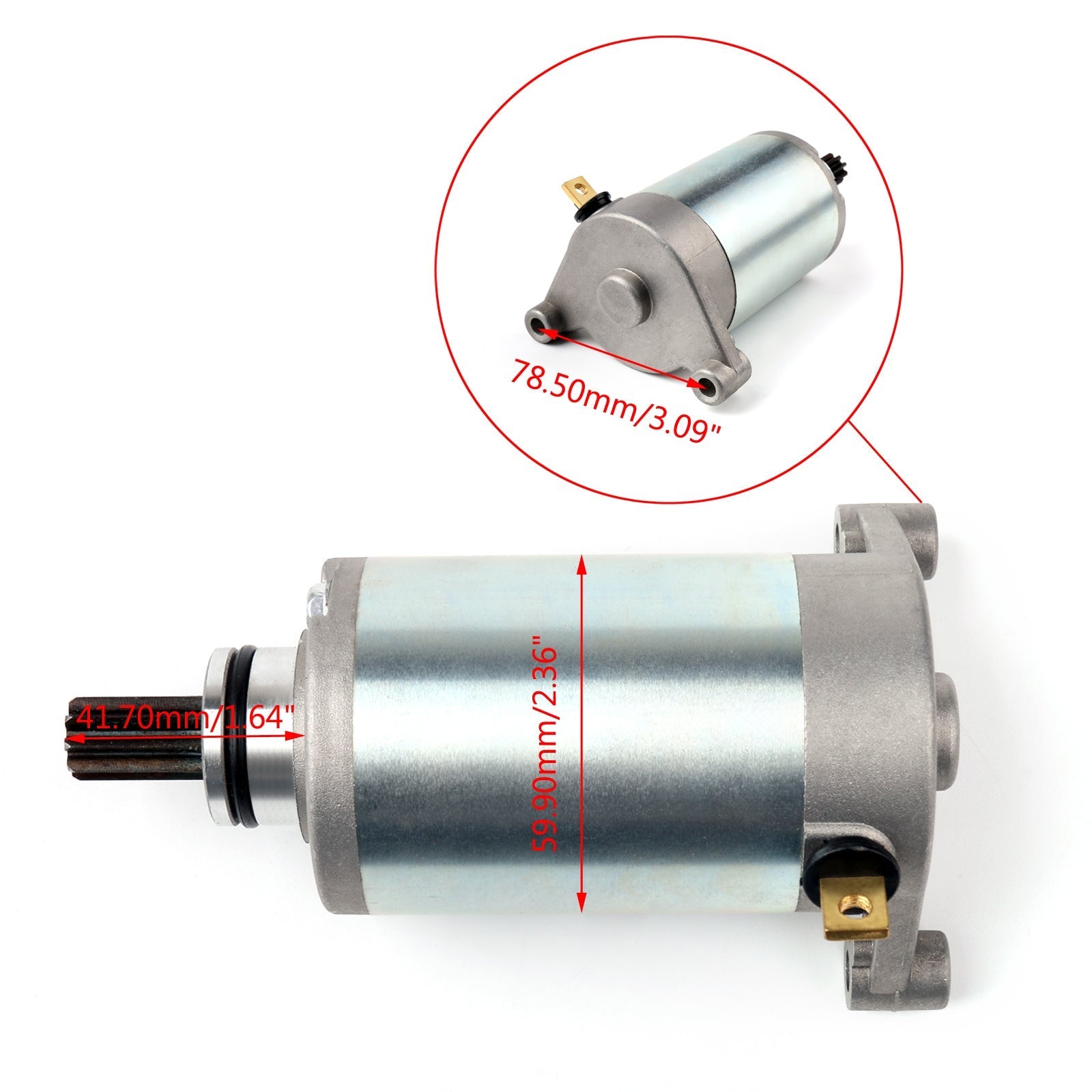 Moottorikäynnistin Hyosung GT250 Carby & EFI GT125R COMET Kasinski Mirage 250 Genericille