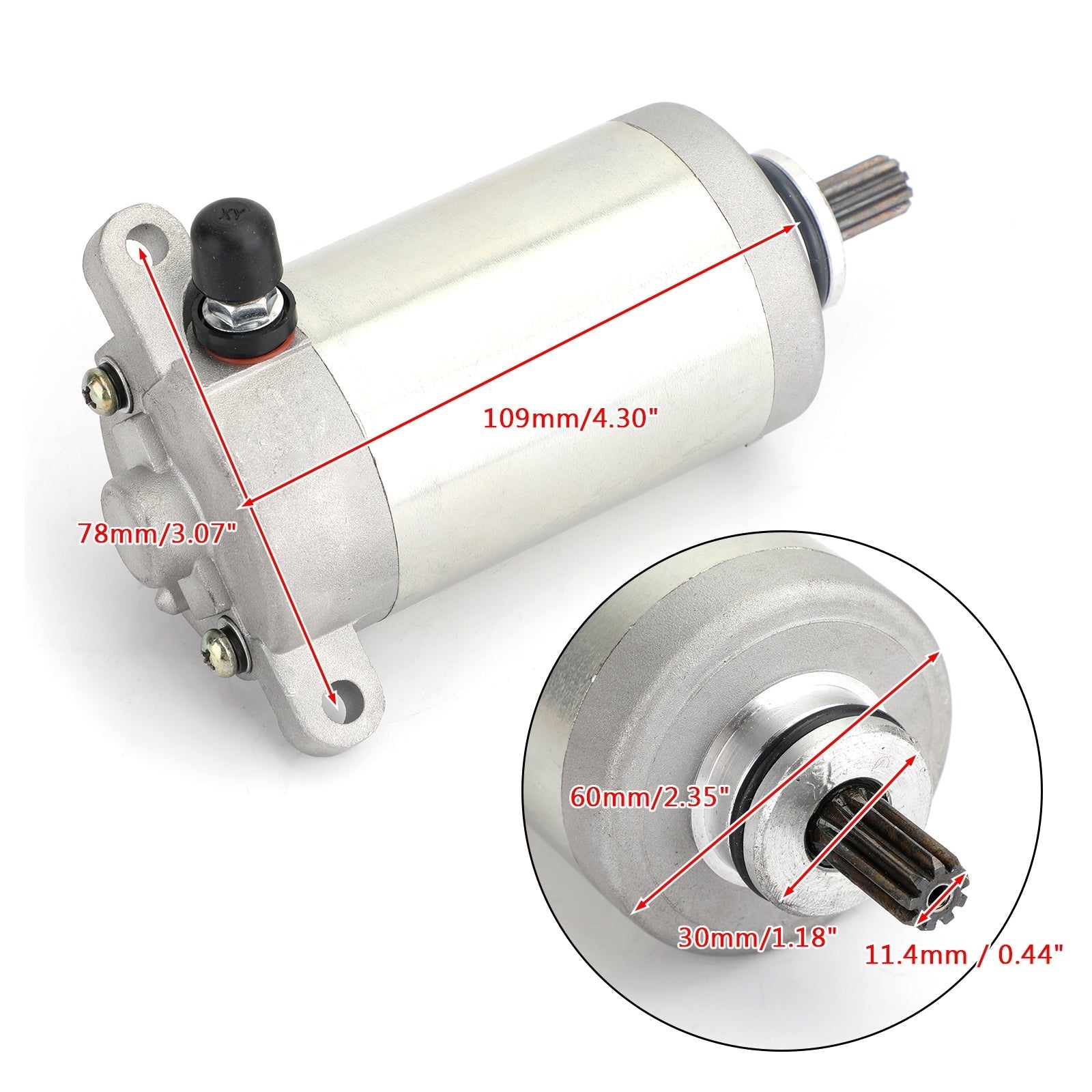 Nouveau démarreur pour Kawasaki ATV KLF220 KLF250 Bayou 220 250 88-11 21163-1130 KA-104 générique