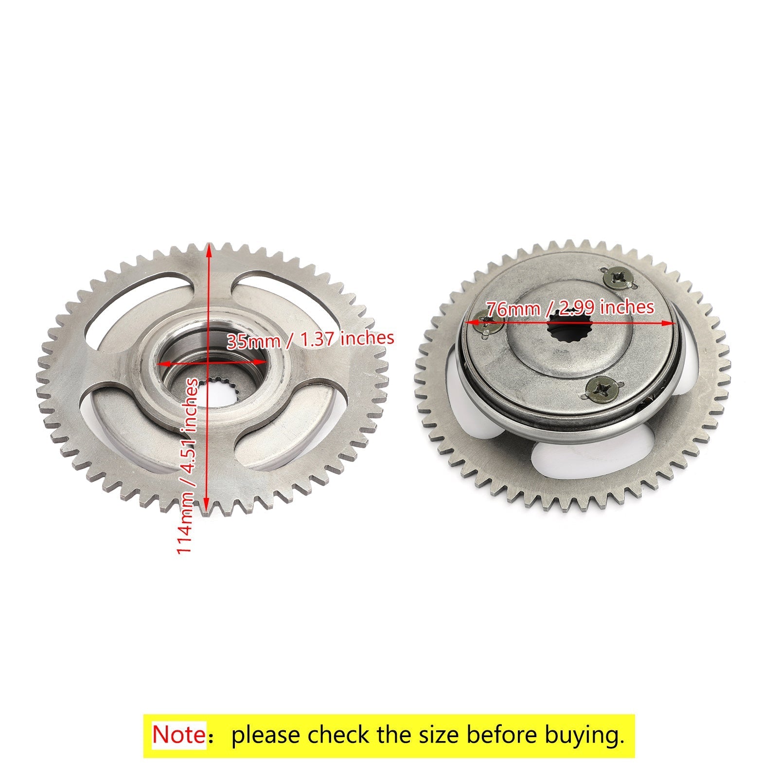 Ulepszone rolki sprzęgła rozrusznika dla Yamaha Riva XC125 1985-2001 5NS-E5570-00