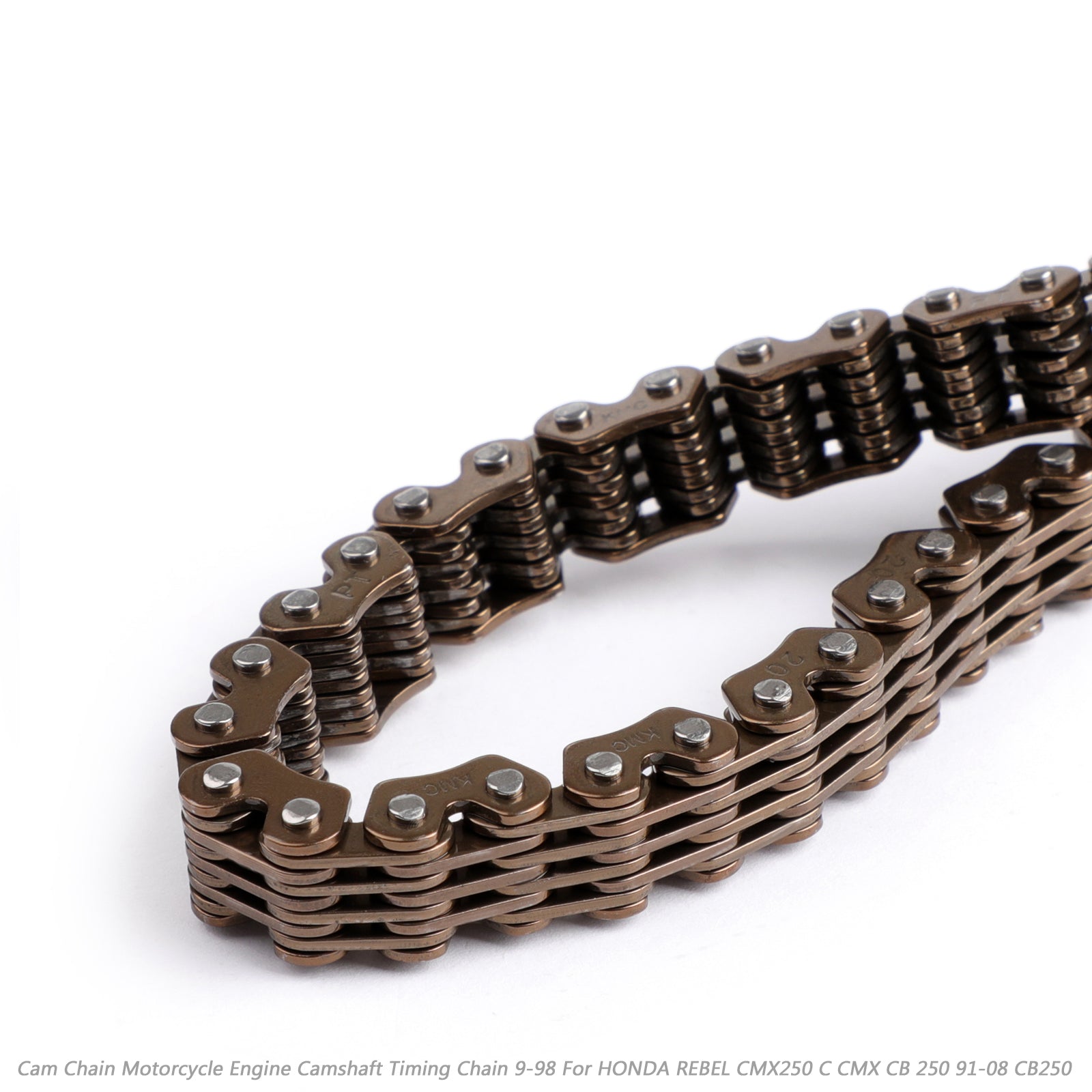 Chaîne de came de distribution 98L pour Honda CMX250C rebelle Yamaha XV1000 Virago Suzuki VLR1800 générique