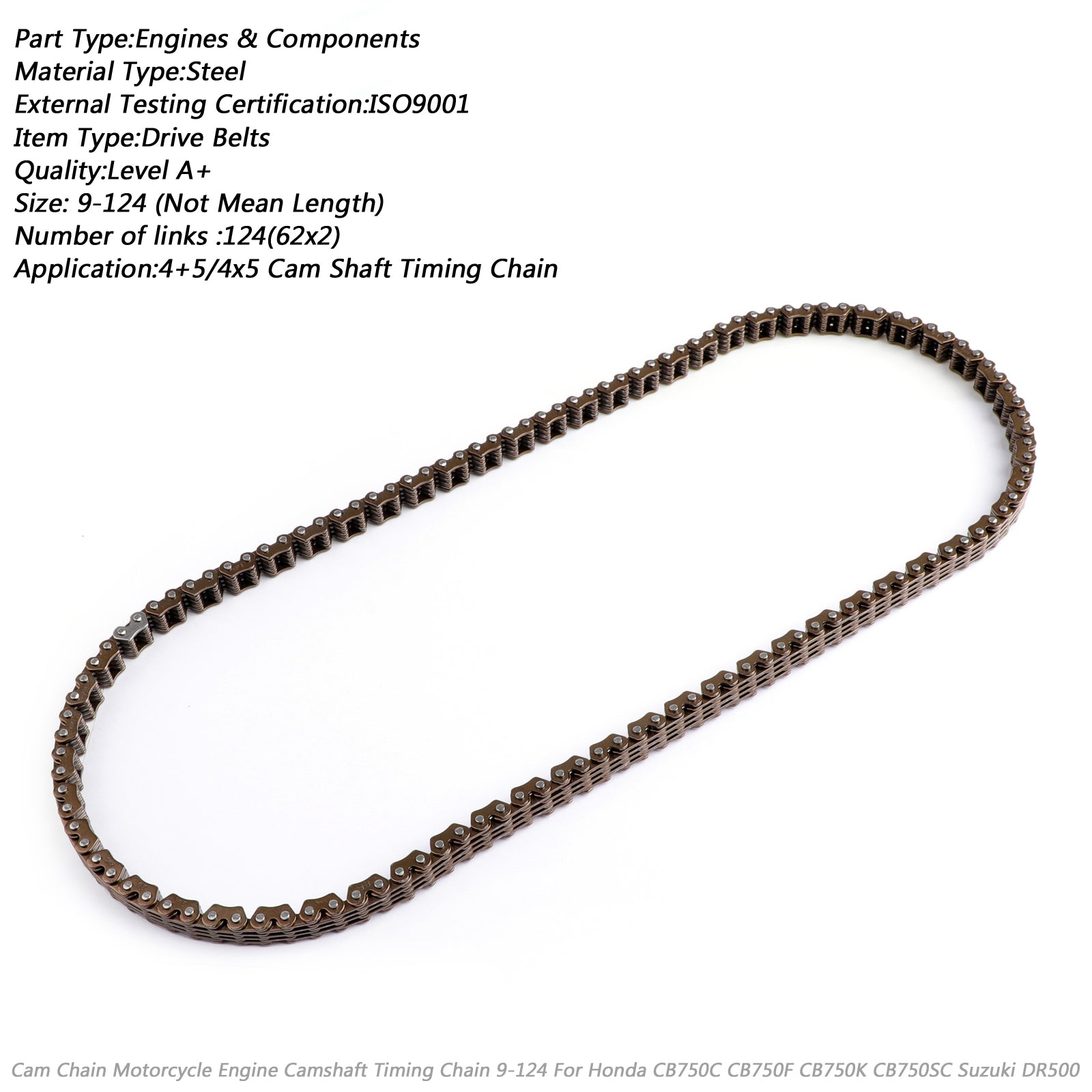 Chaîne de came de distribution Honda CB750C CB750F CB750K CB750SC 1979-1983 14401-425-024