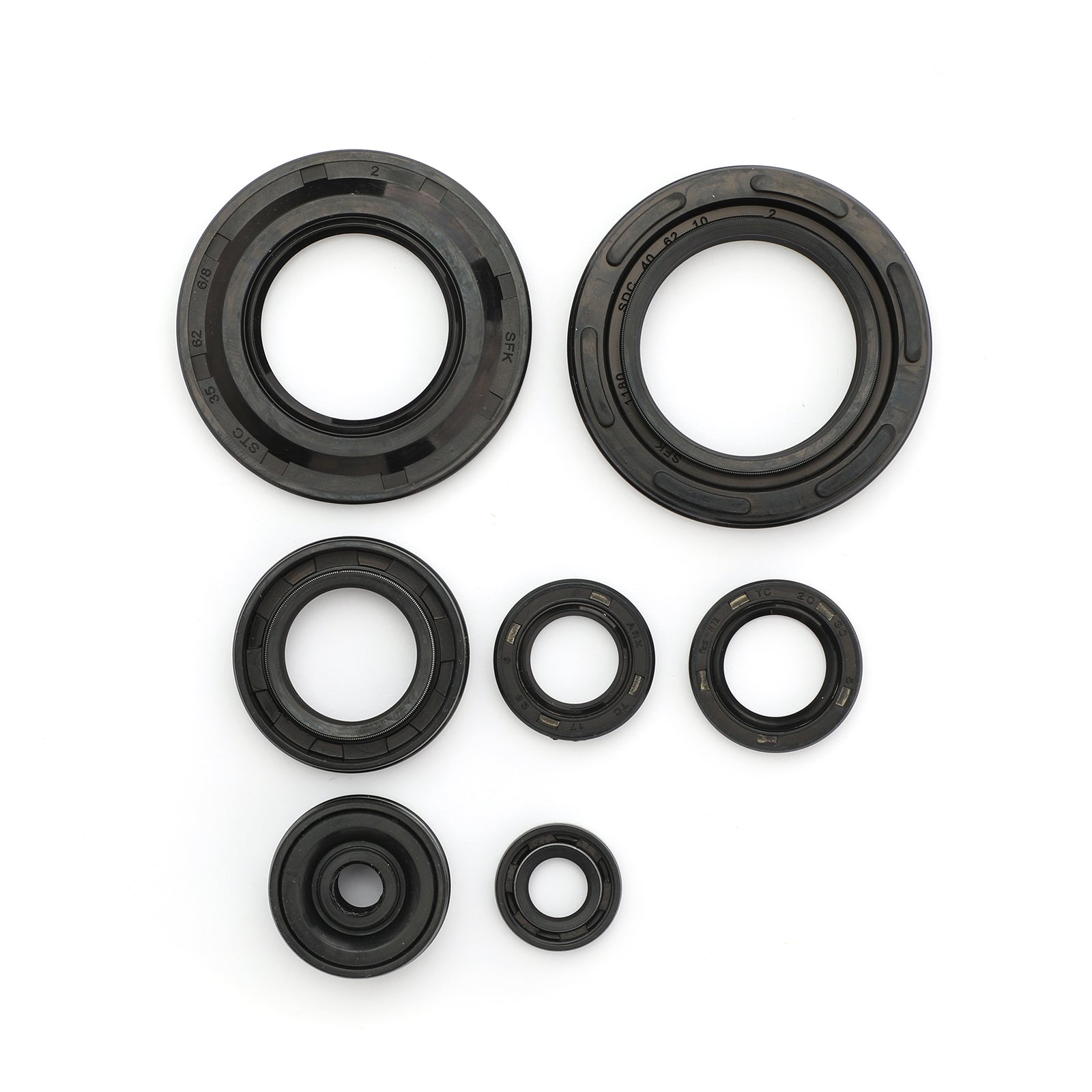 Kit de sello de aceite de motor para Yamaha Banshee 350 YFZ350 1987-2006 Juego de sellos de aceite nuevo genérico