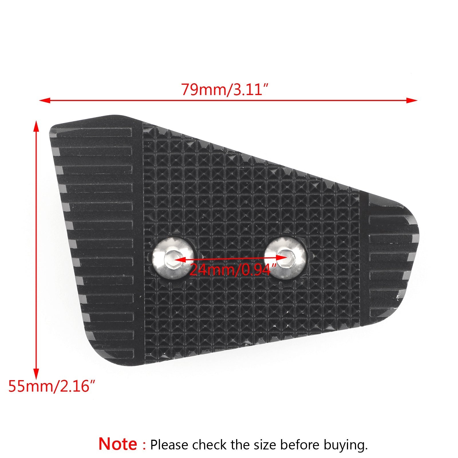 Przedłużenie przedłużenia pedału tylnej dźwigni hamulcowej przedłużenia poduszki dla BMW R Ninet Scrambler Urban 2017-2020 Generic