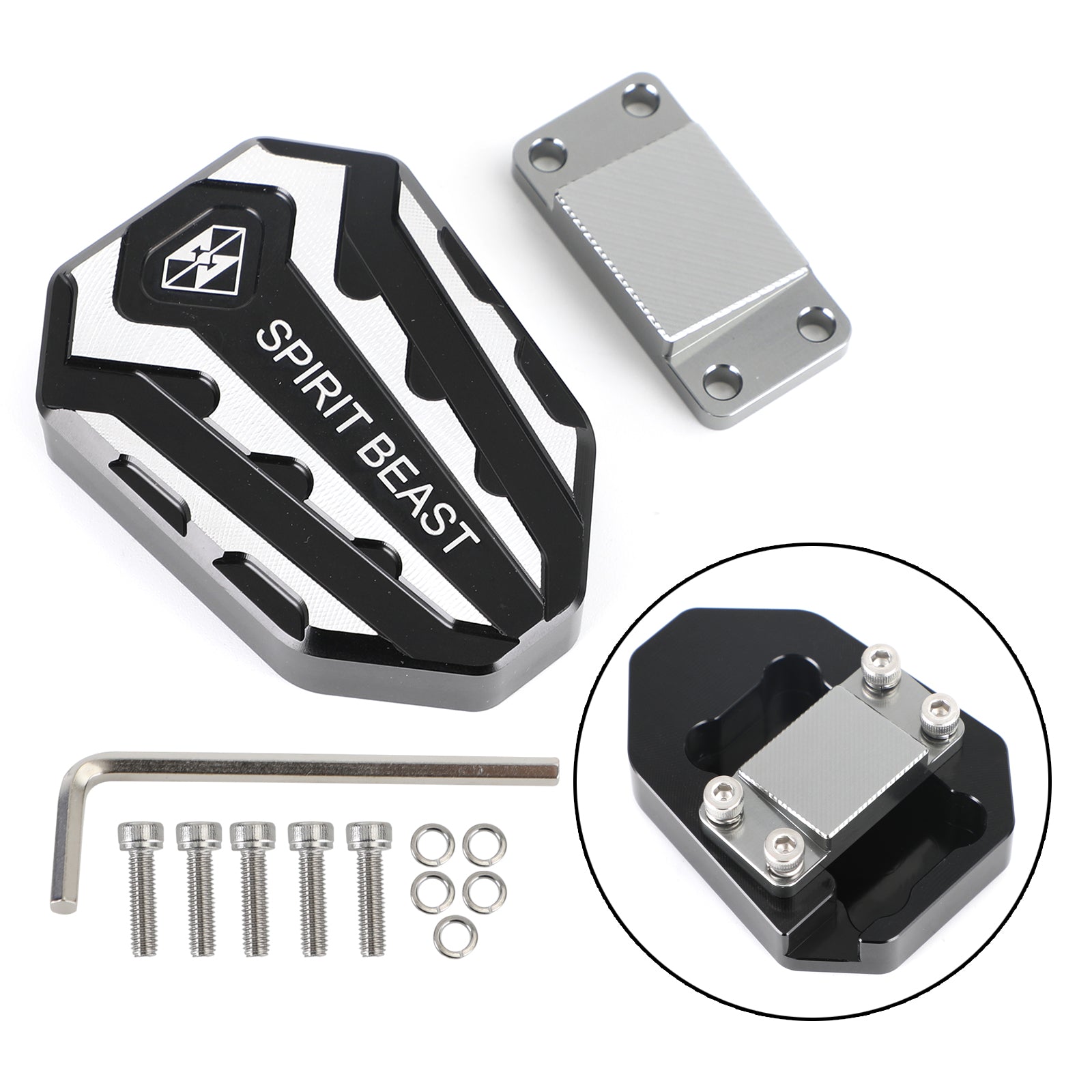 Takajarrun laajennusvivun laajennus Kawasaki Ninja 400 Z800 2021 Titanium Genericille